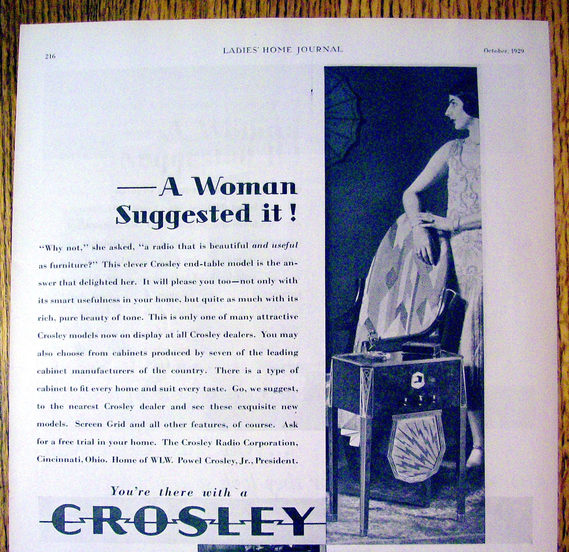 Vintage Ad: 1929 Crosley Radio