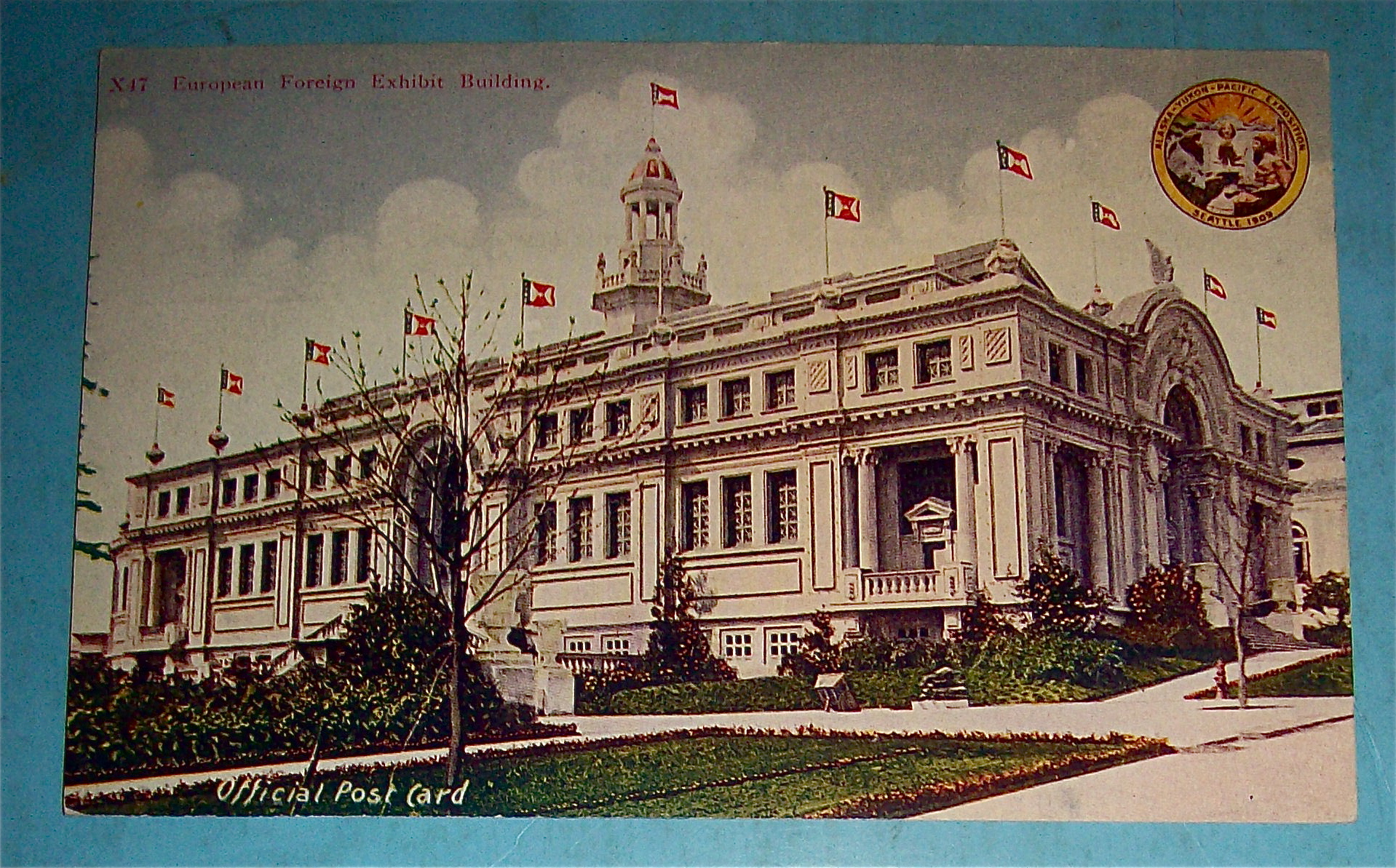 European Foreign Exhibit Building Postcard (Yukon Expo)