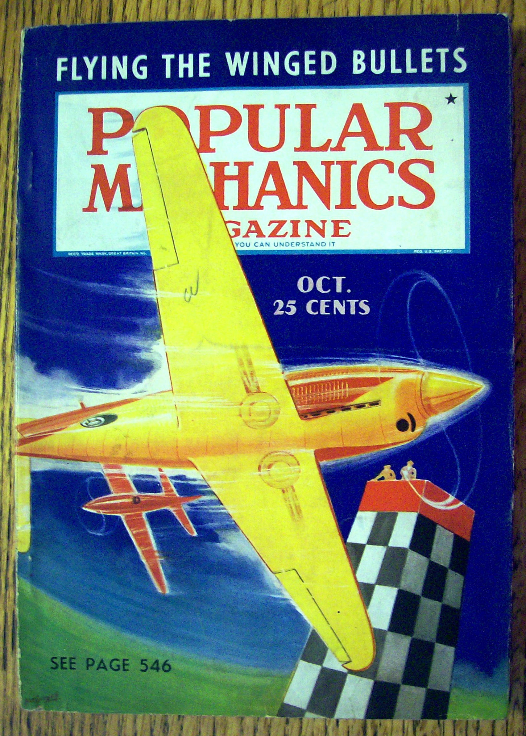 Popular Mechanics-October 1938-Flying Winged Bullets
