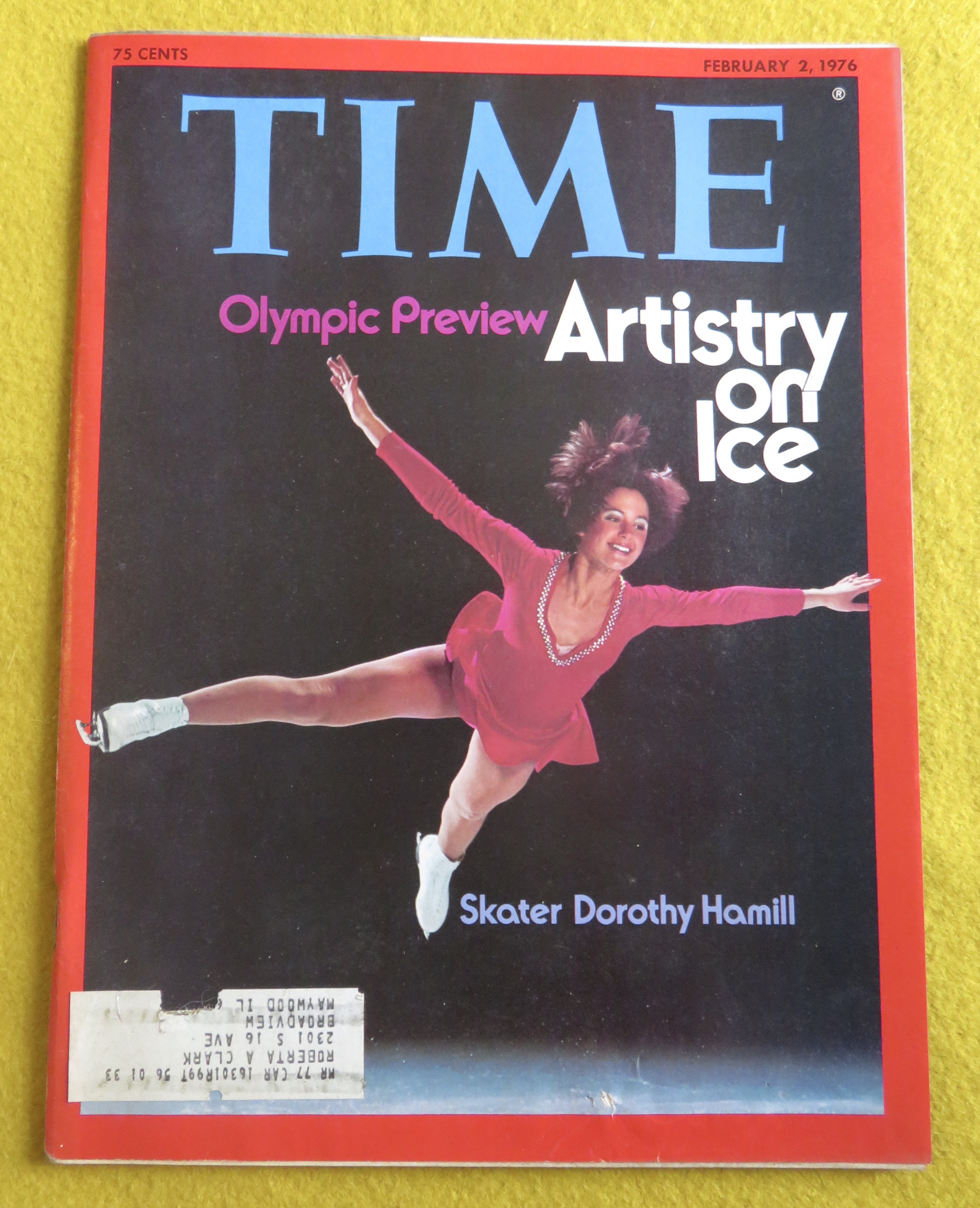 Time Magazine February 2, 1976 Skater Dorothy Hamill