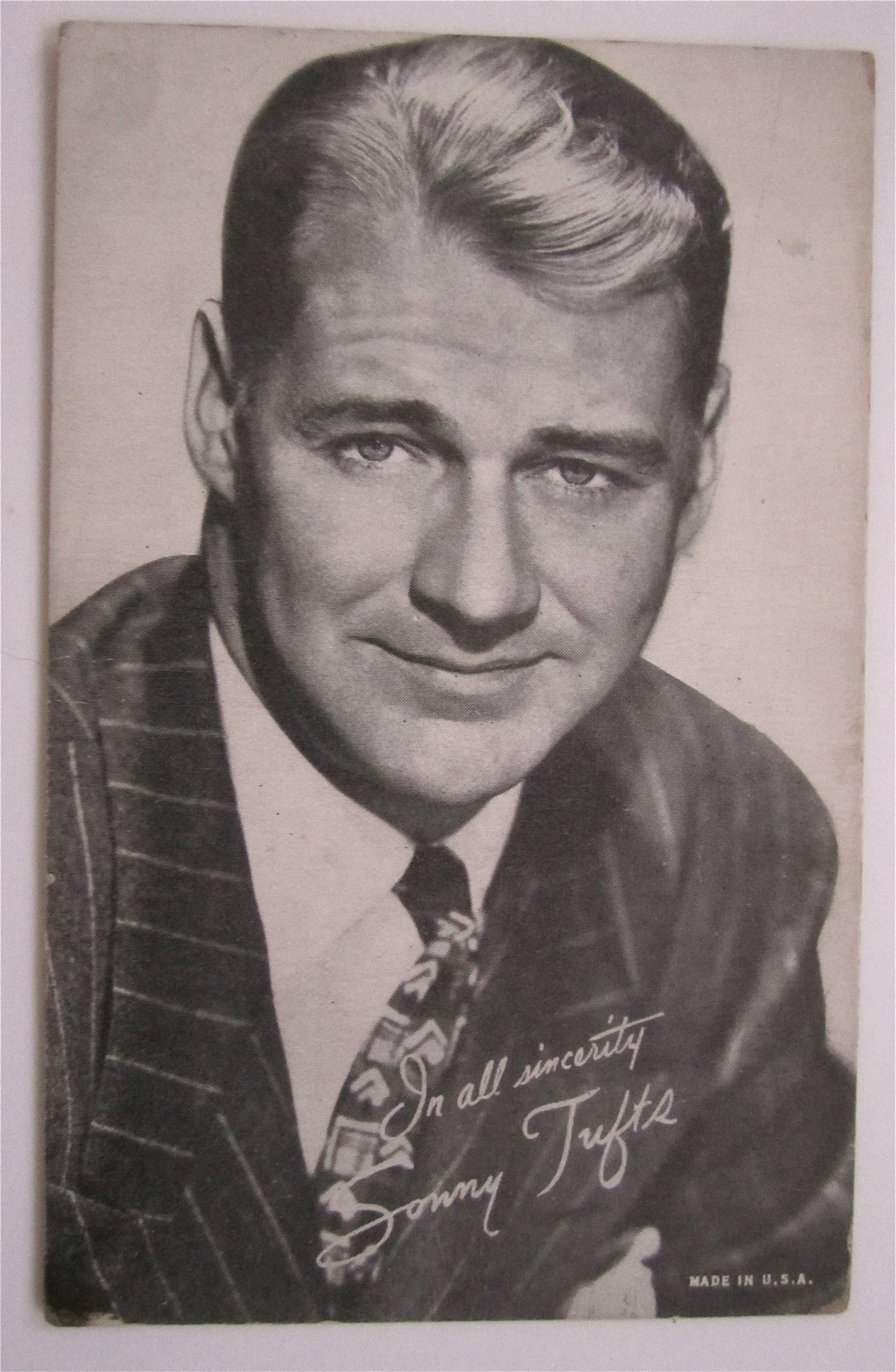 Sonny Tufts Postcard