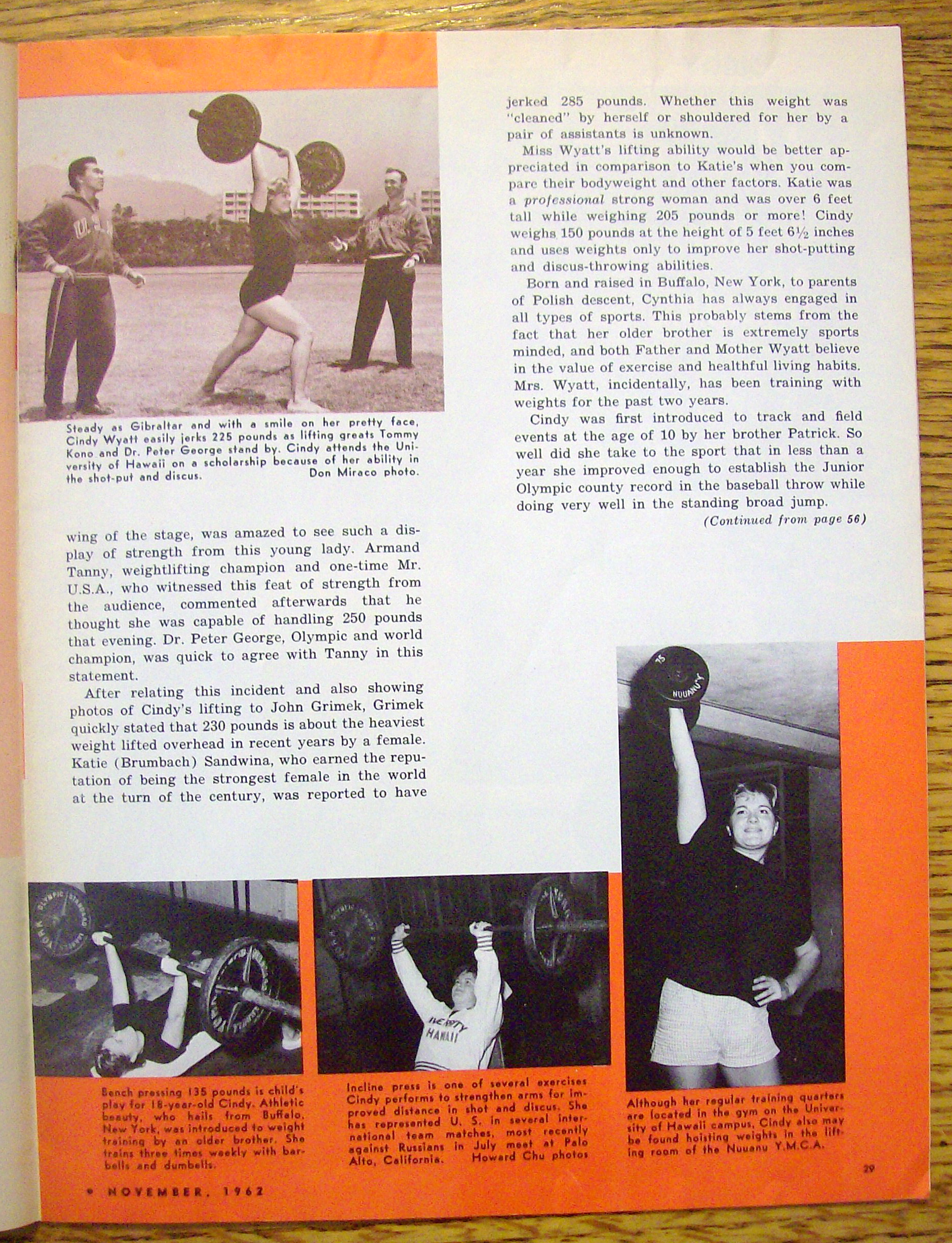 Strength & Health Magazine-November 1962-Joe Abbenda