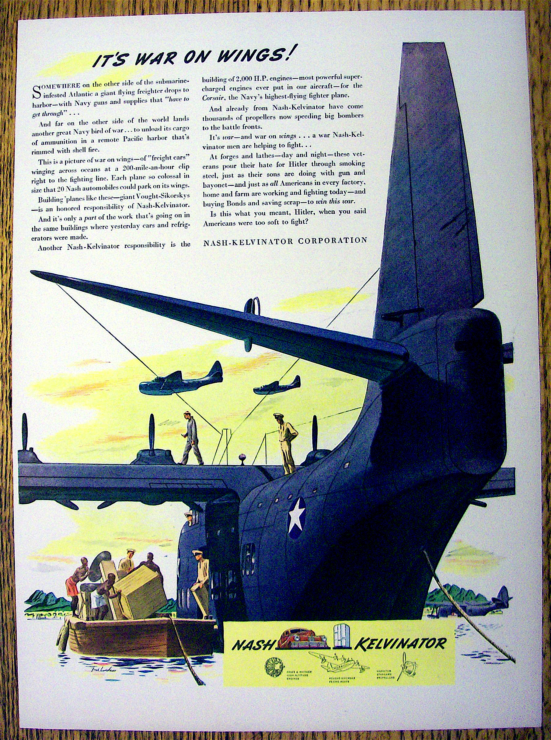 1942 Nash-Kelvinator with Military Plane