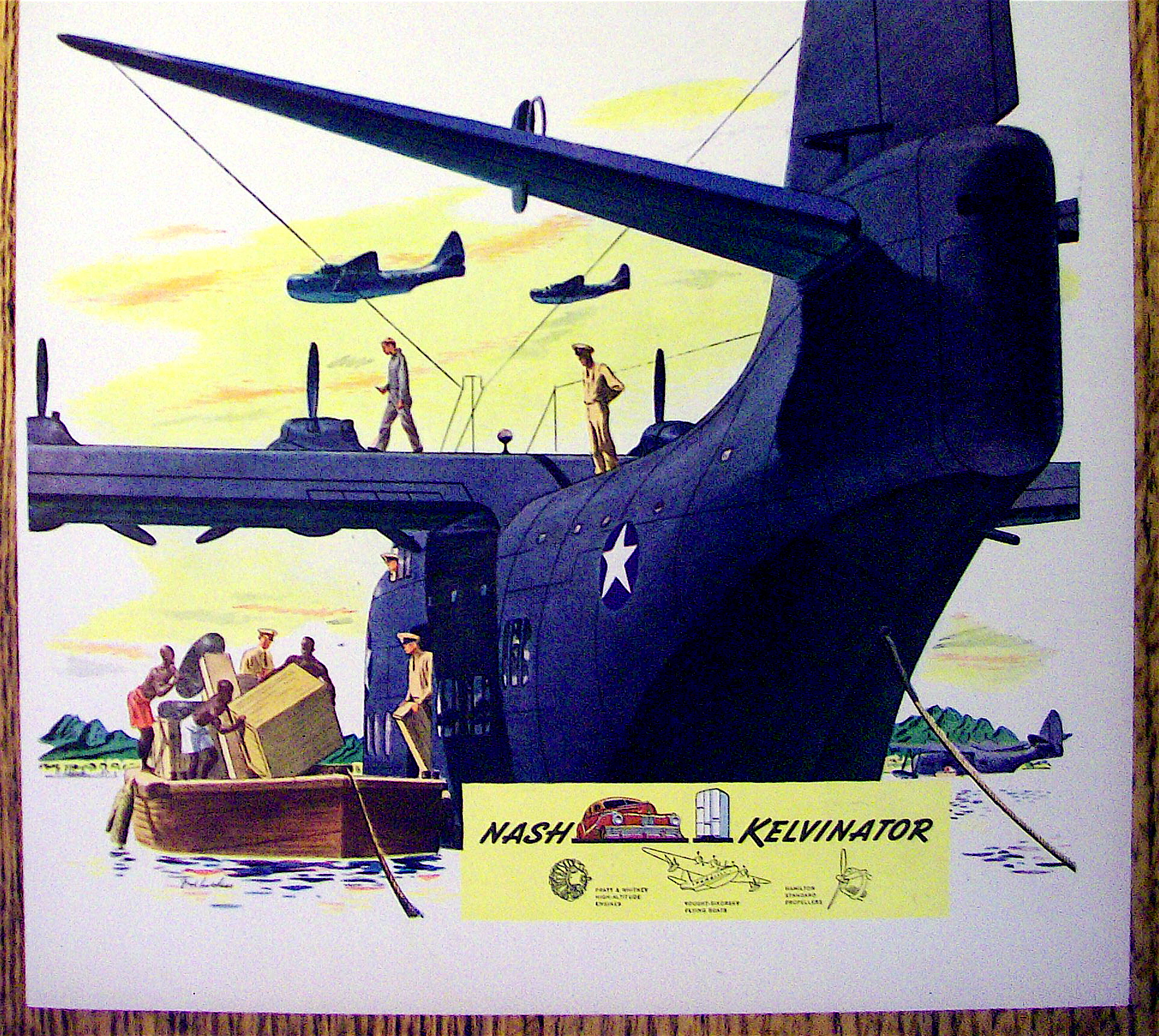 1942 Nash-Kelvinator with Military Plane