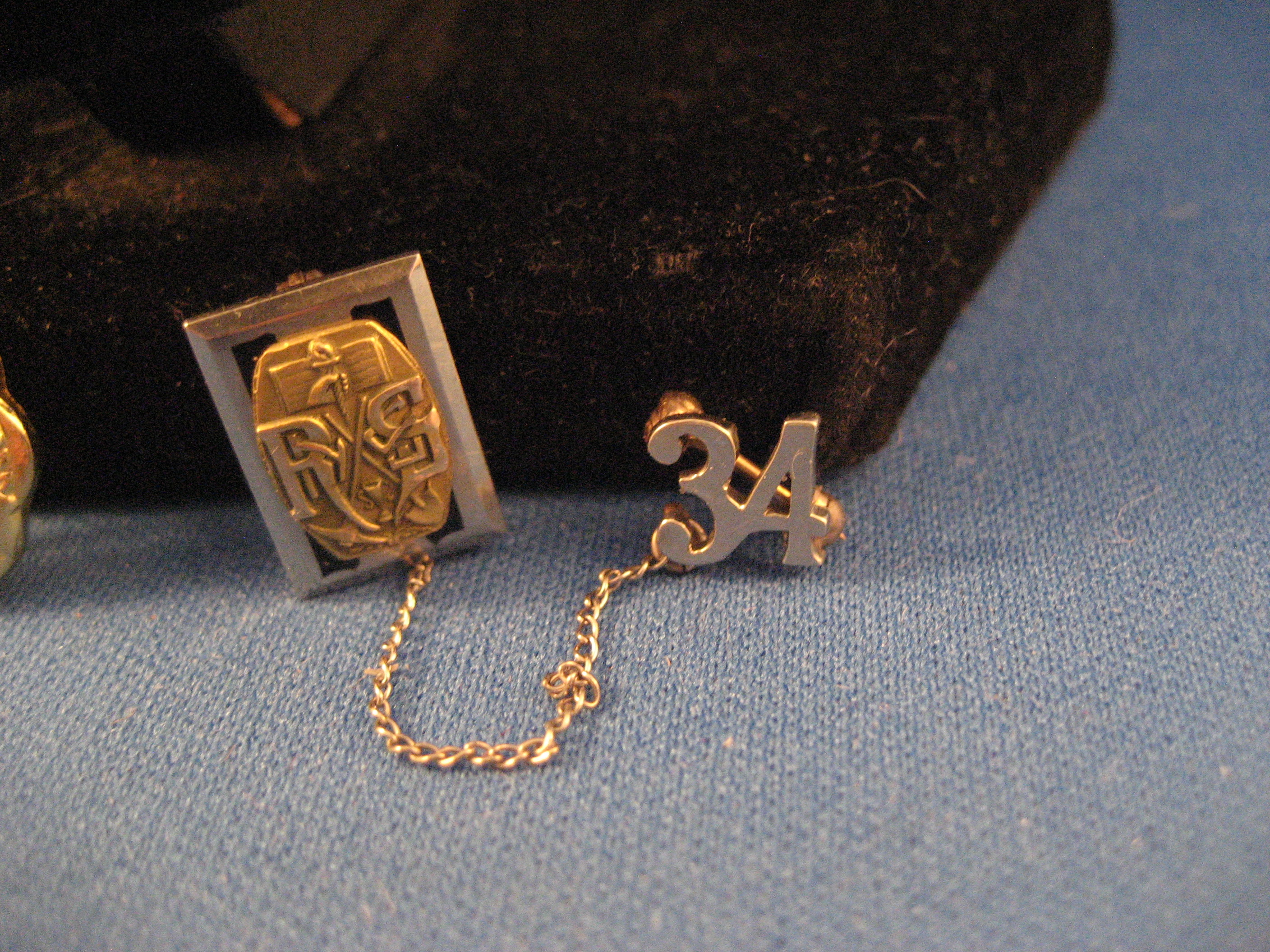 1934 Rock Springs High School Pin and Student Council Pins