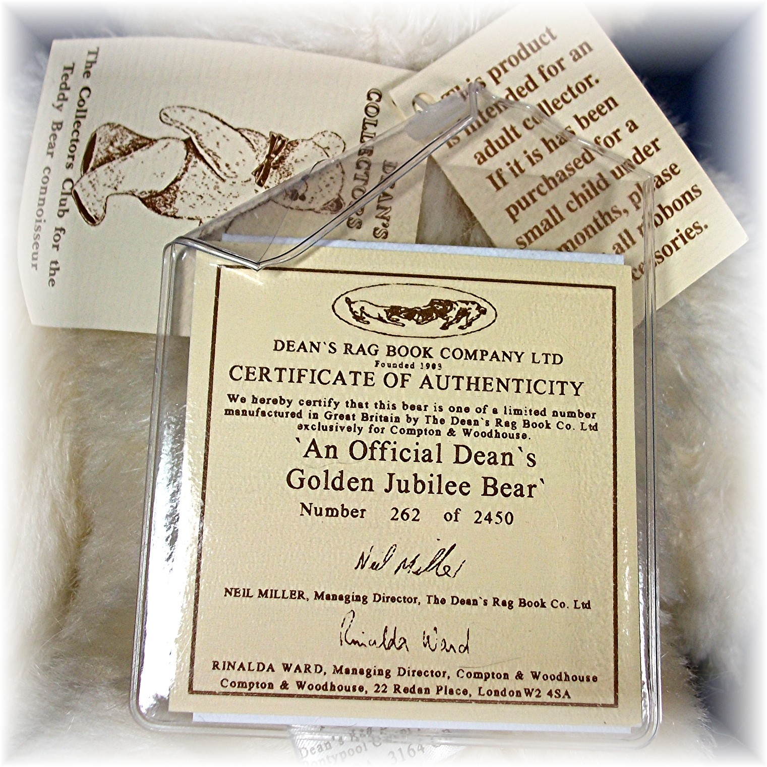 Bear Dean's Queen Elizabth Golden Jubilee limited Editi