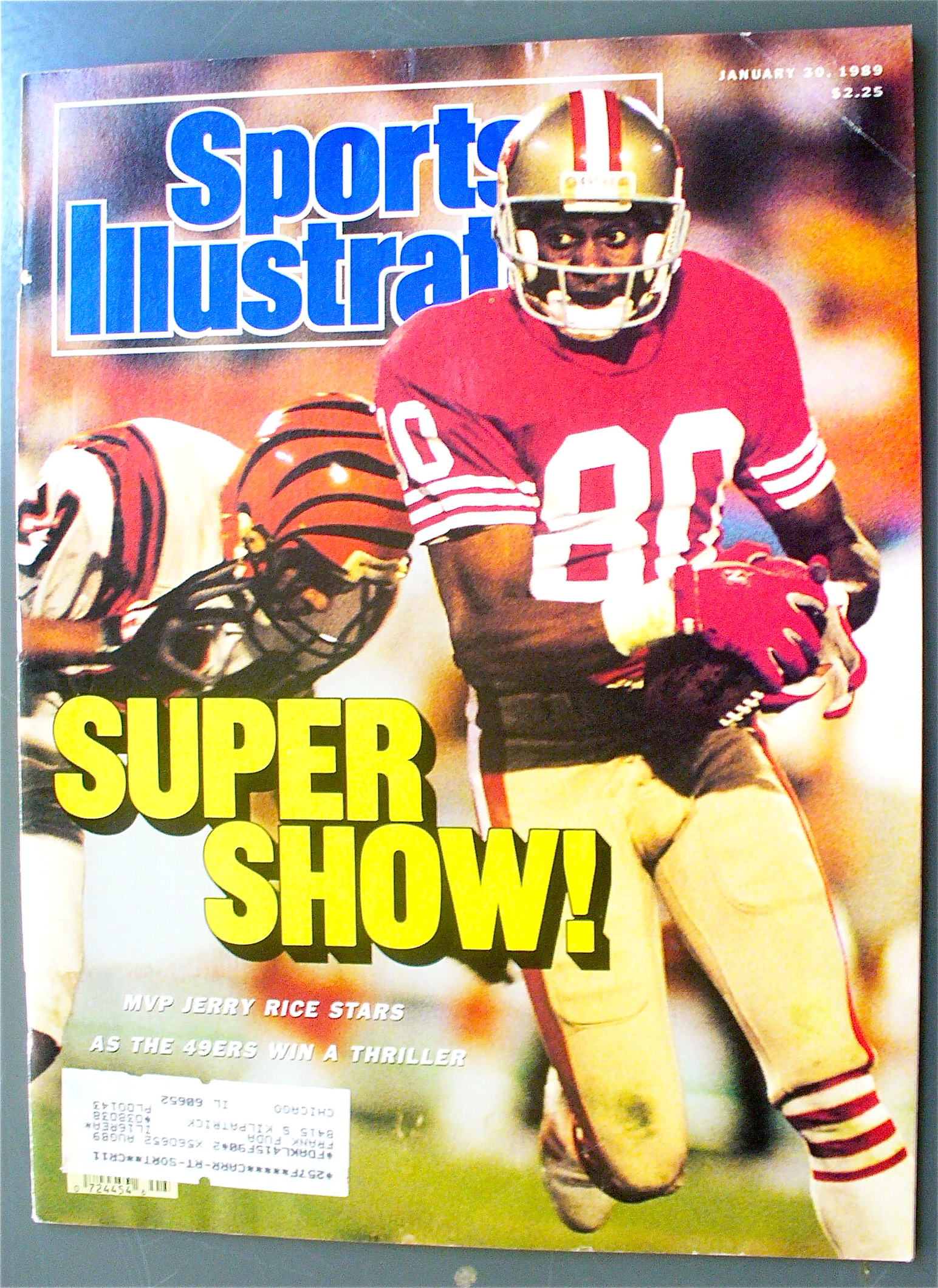Sports Illustrated January 30, 1989 Jerry Rice
