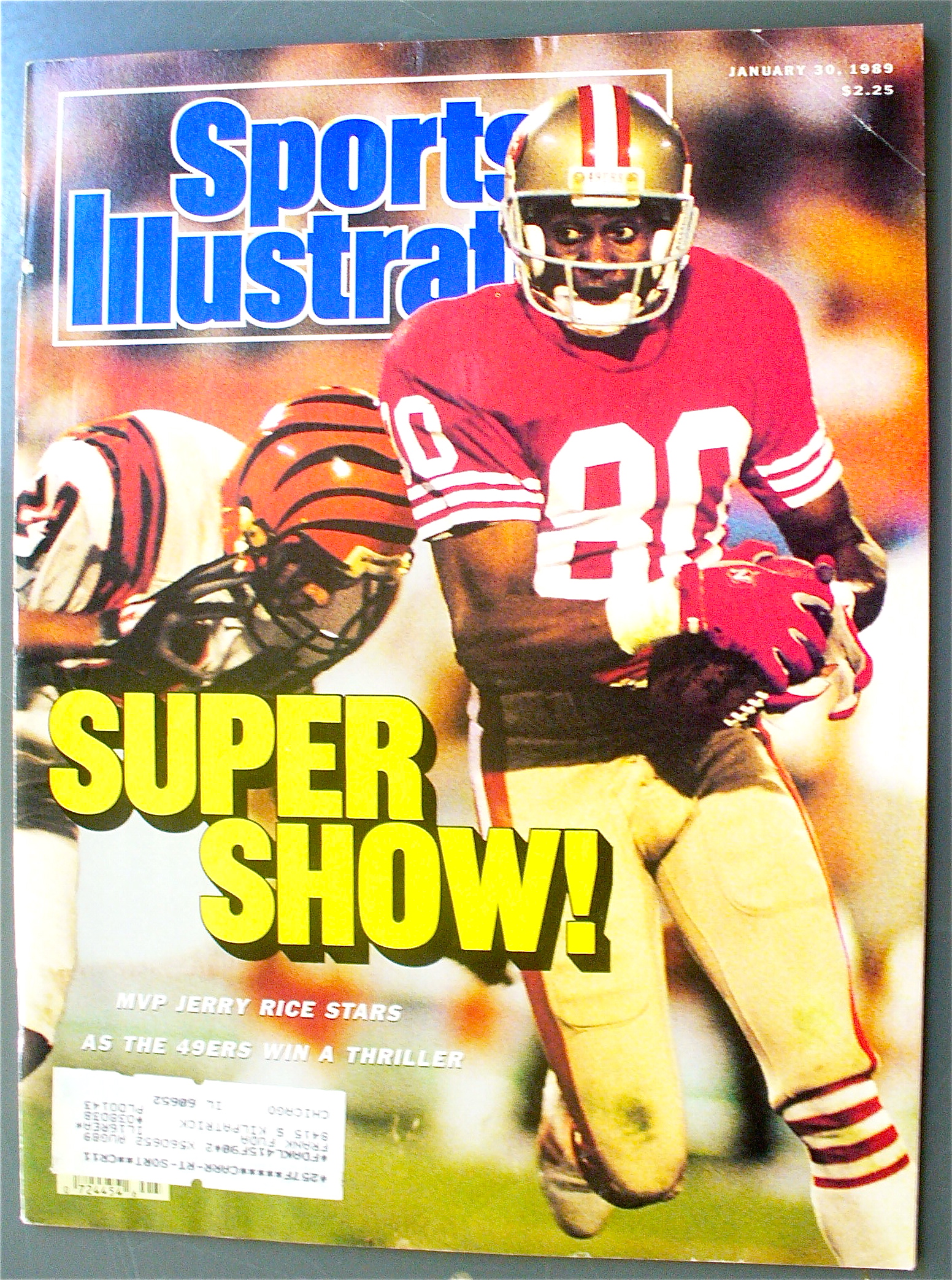 Sports Illustrated January 30, 1989 Jerry Rice