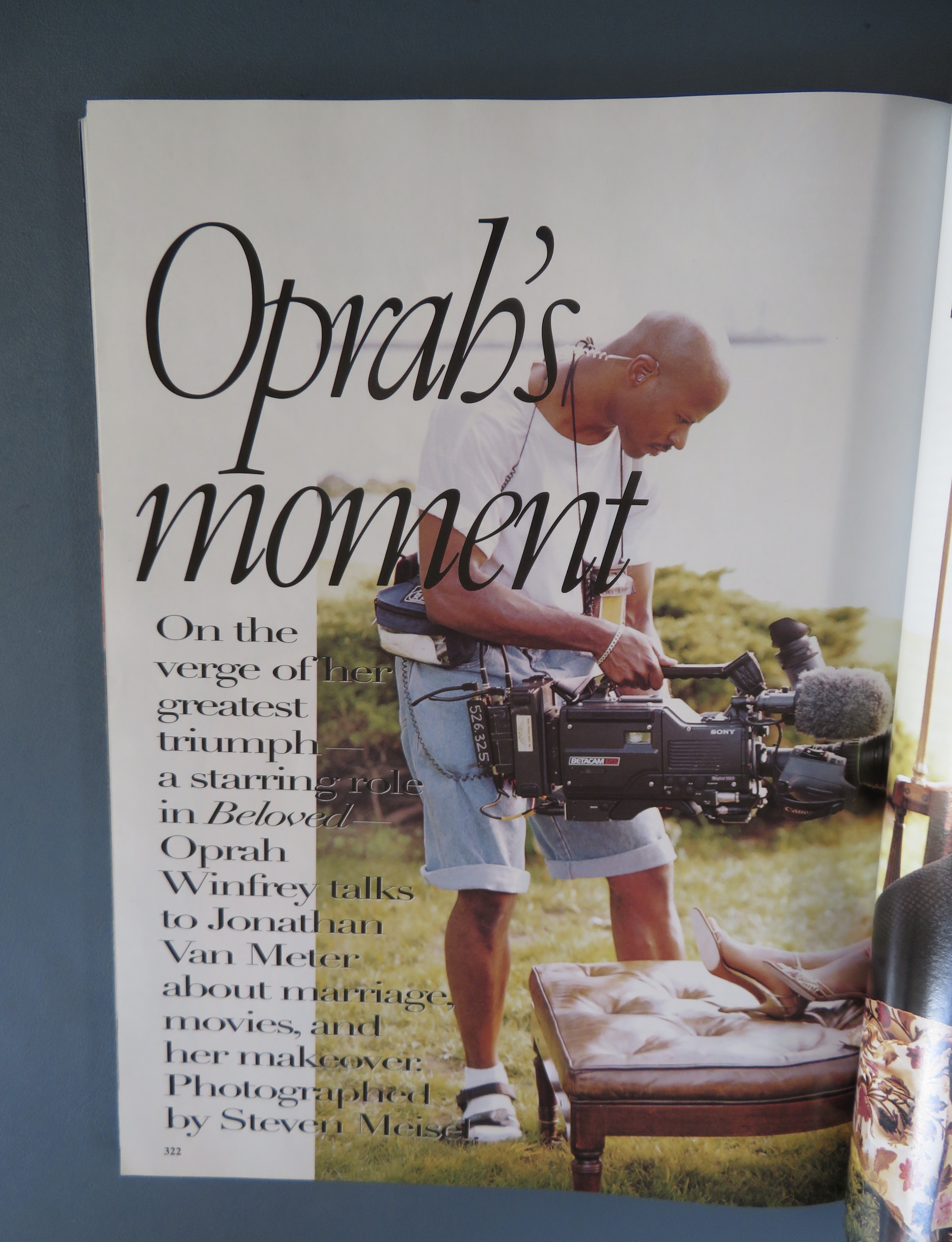 Vogue Magazine October 1998 Oprah Winfrey