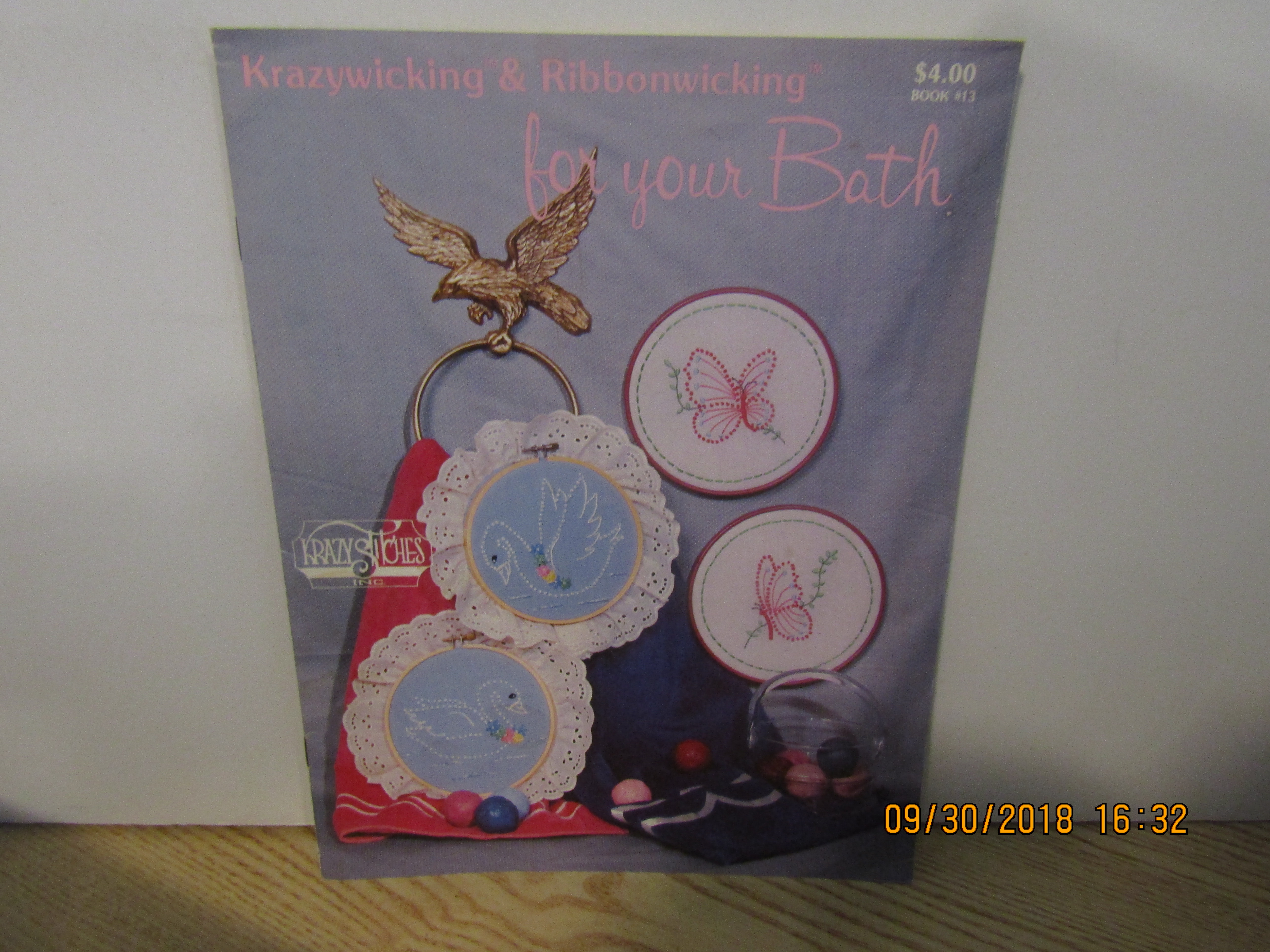 Craft Book  Krazywicking&Ribbonwicking For The Bath #13
