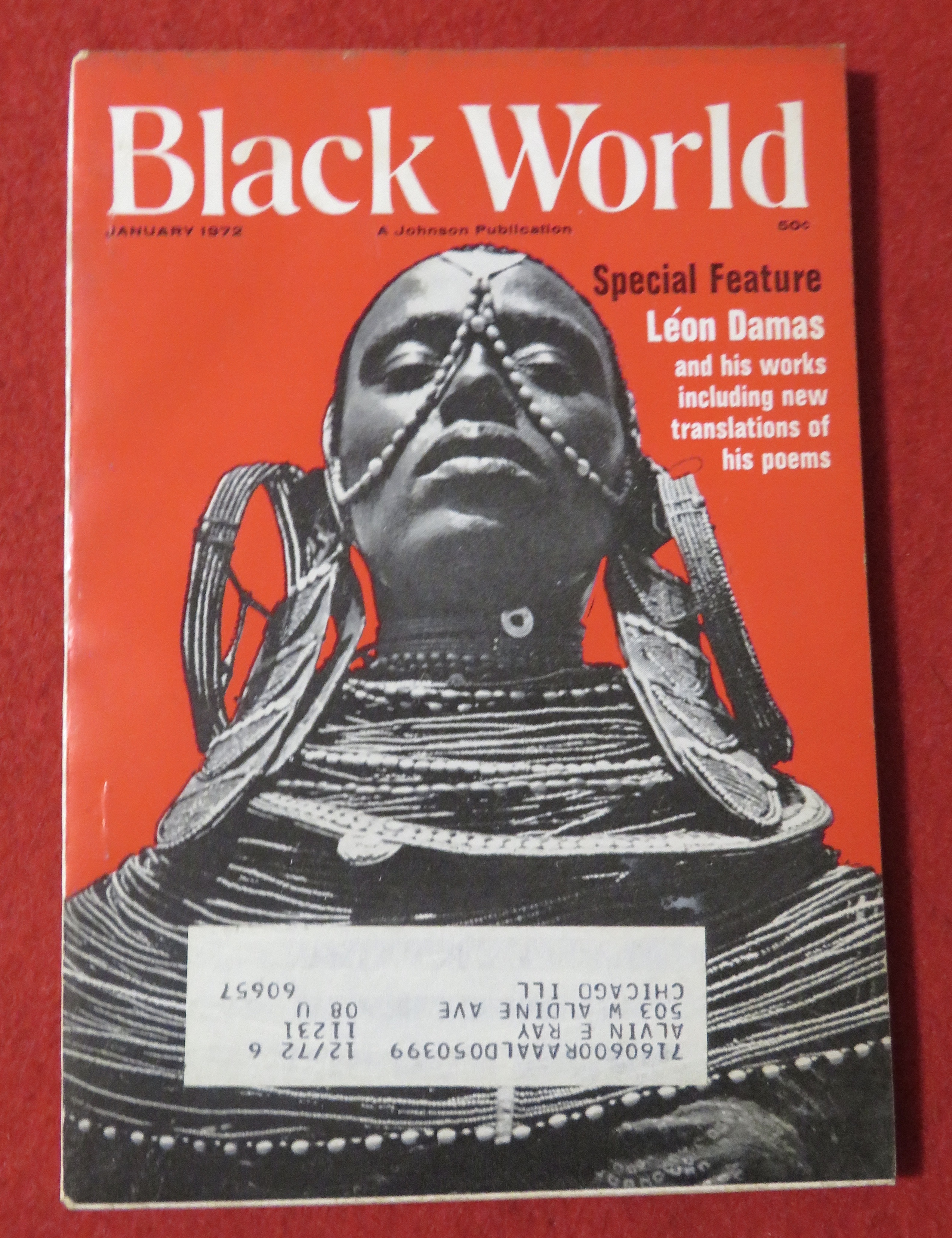 Black World Magazine January 1972 Leon Damas