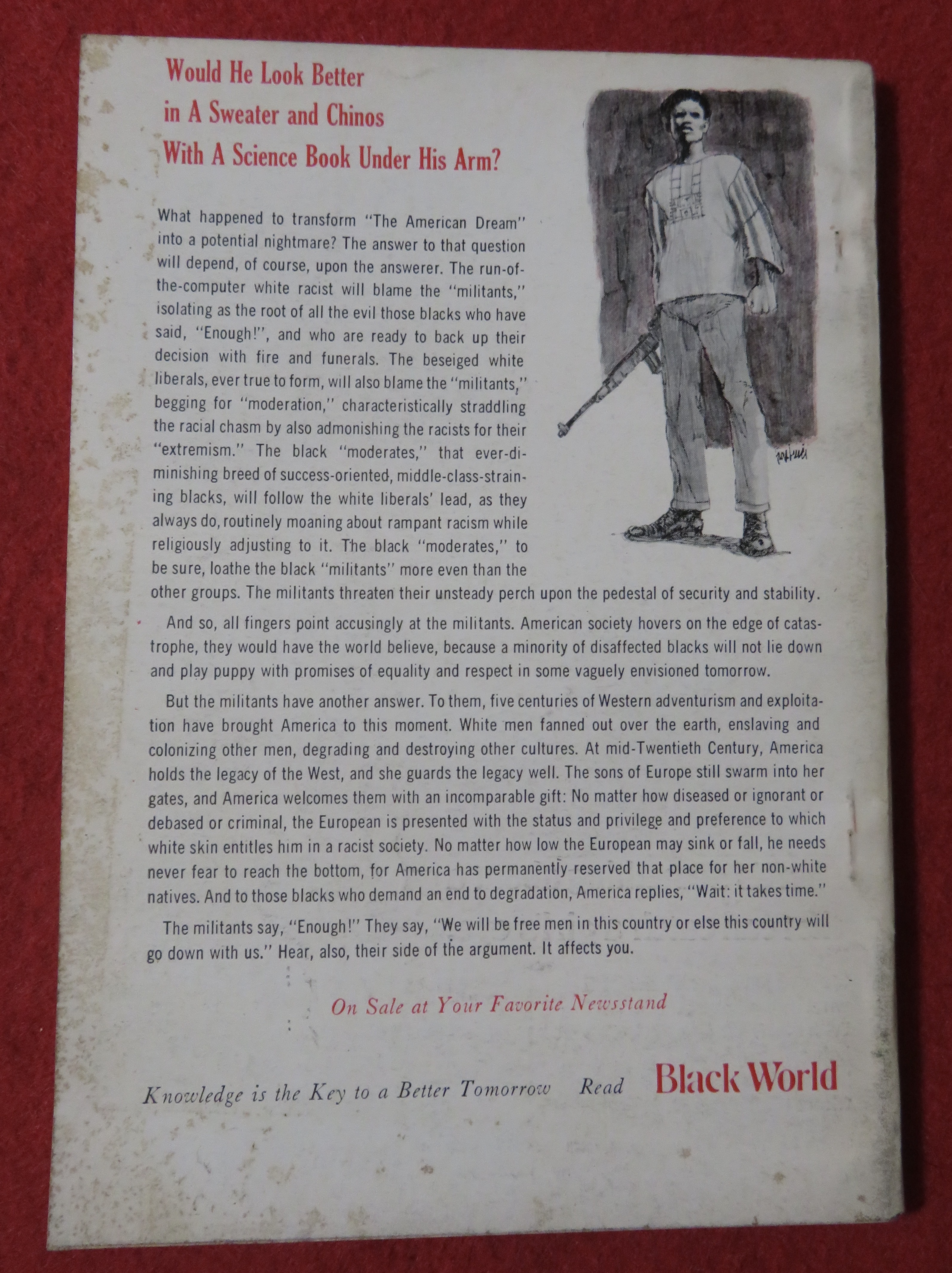 Black World Magazine January 1972 Leon Damas