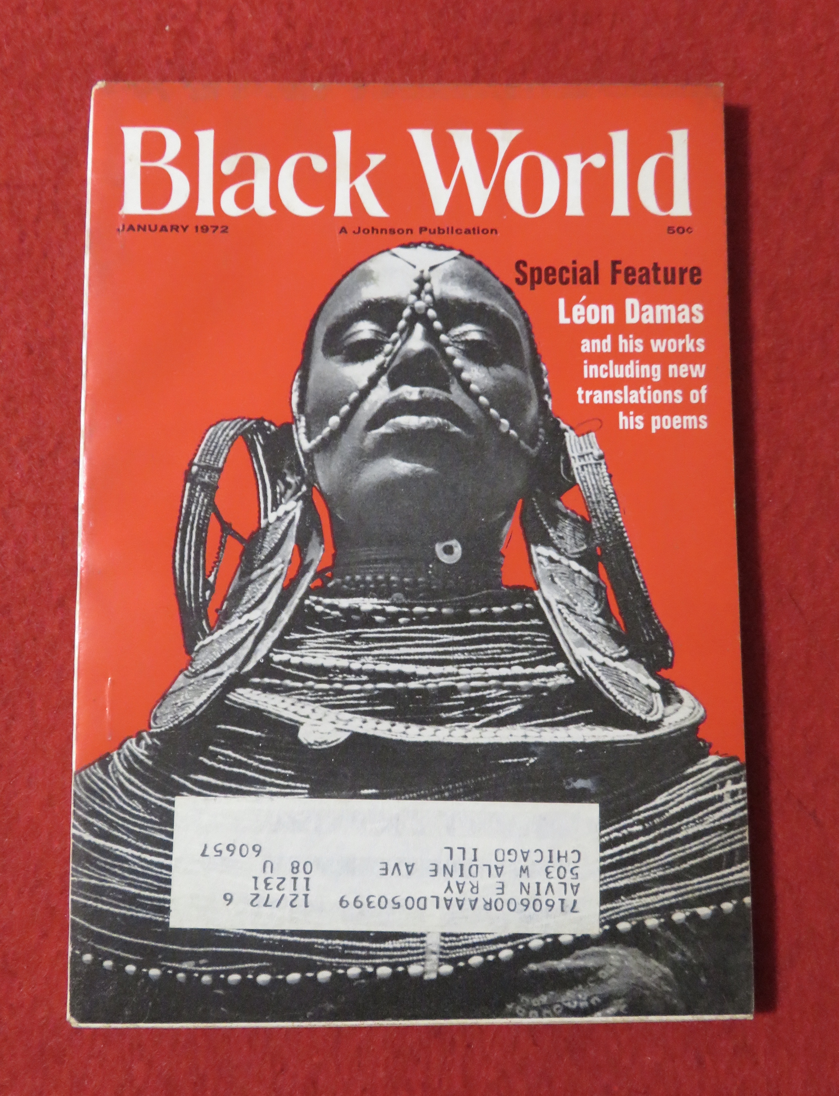 Black World Magazine January 1972 Leon Damas