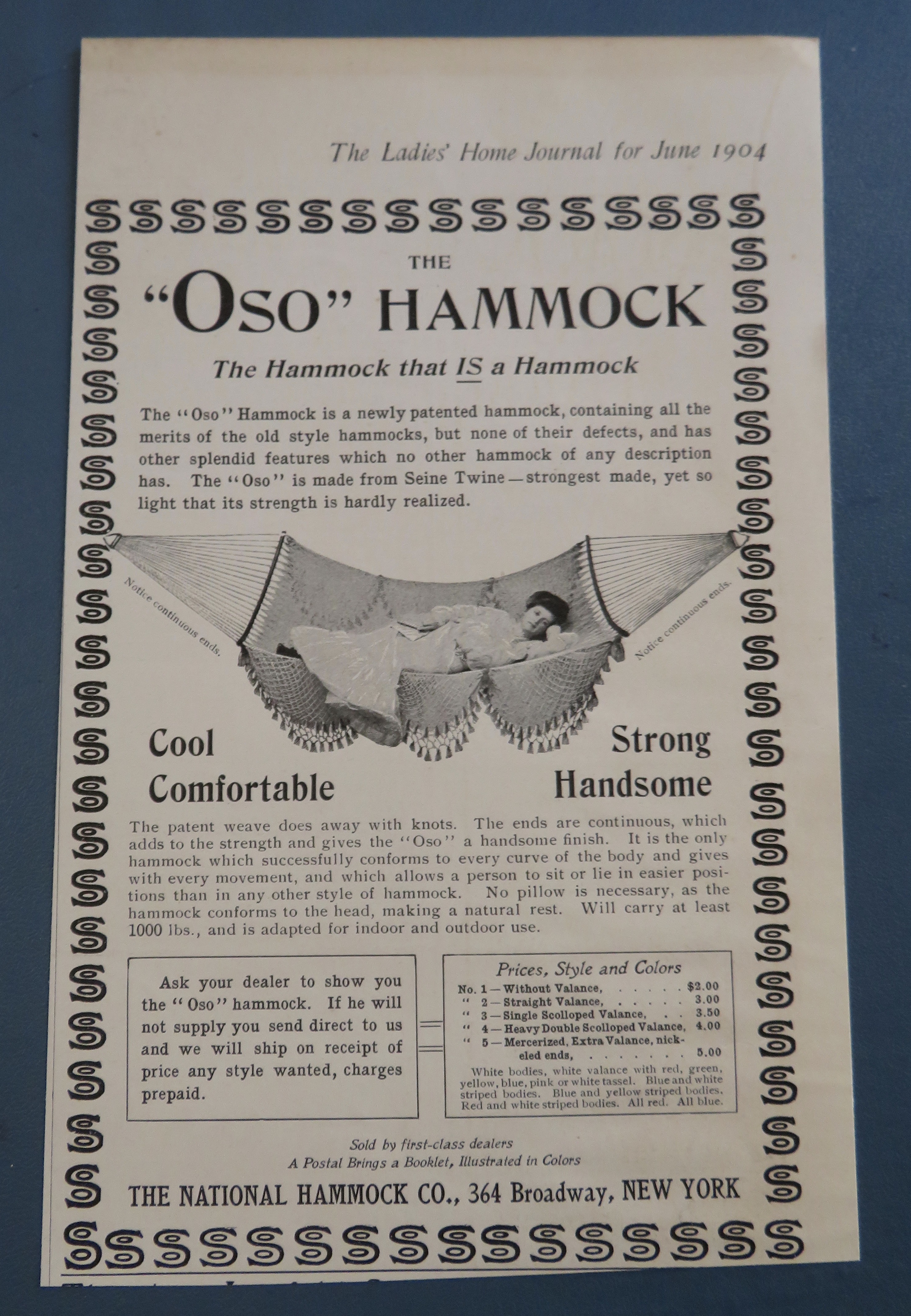 1904 Oso Hammock with Comfortable & Strong Hammock