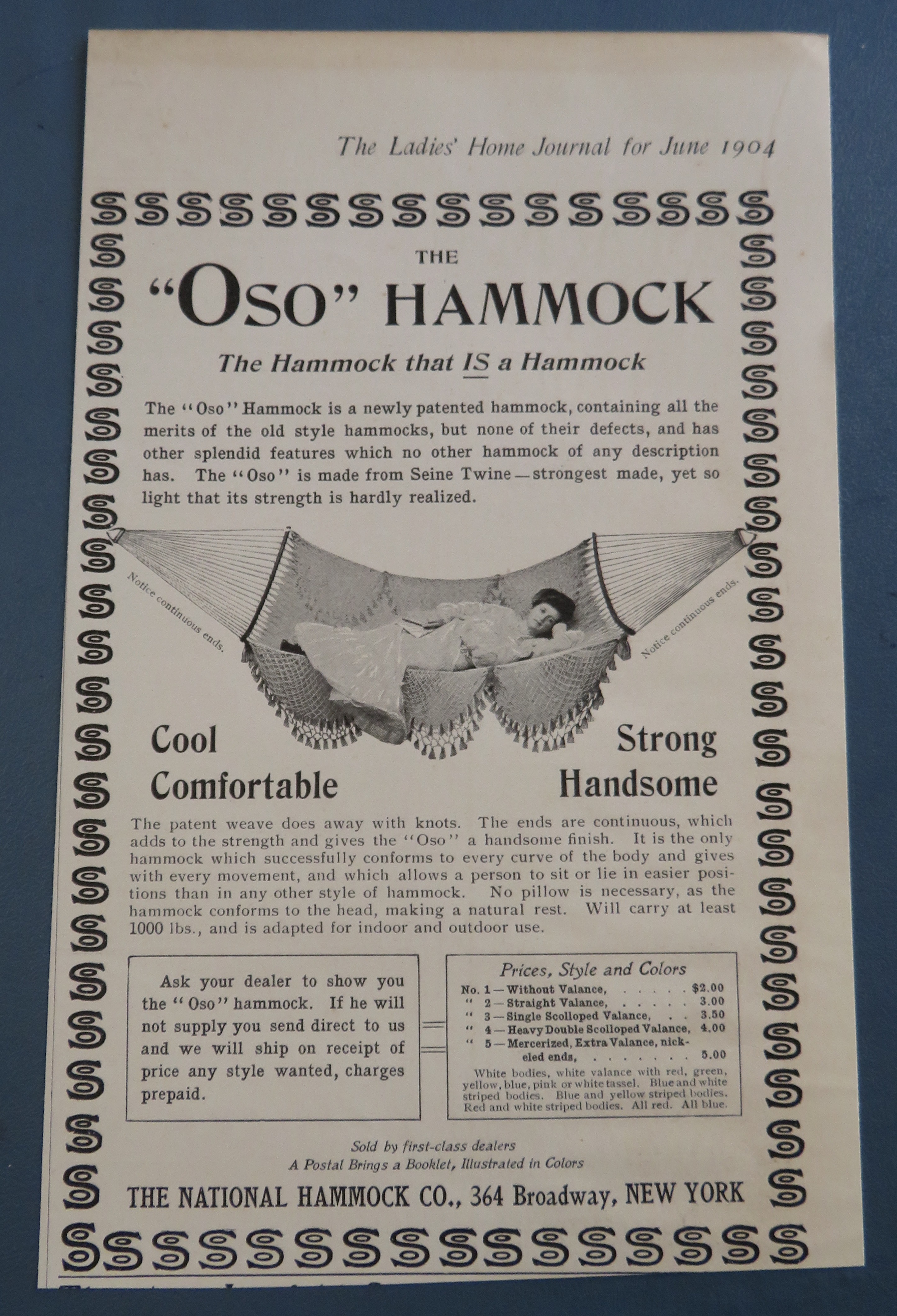 1904 Oso Hammock with Comfortable & Strong Hammock