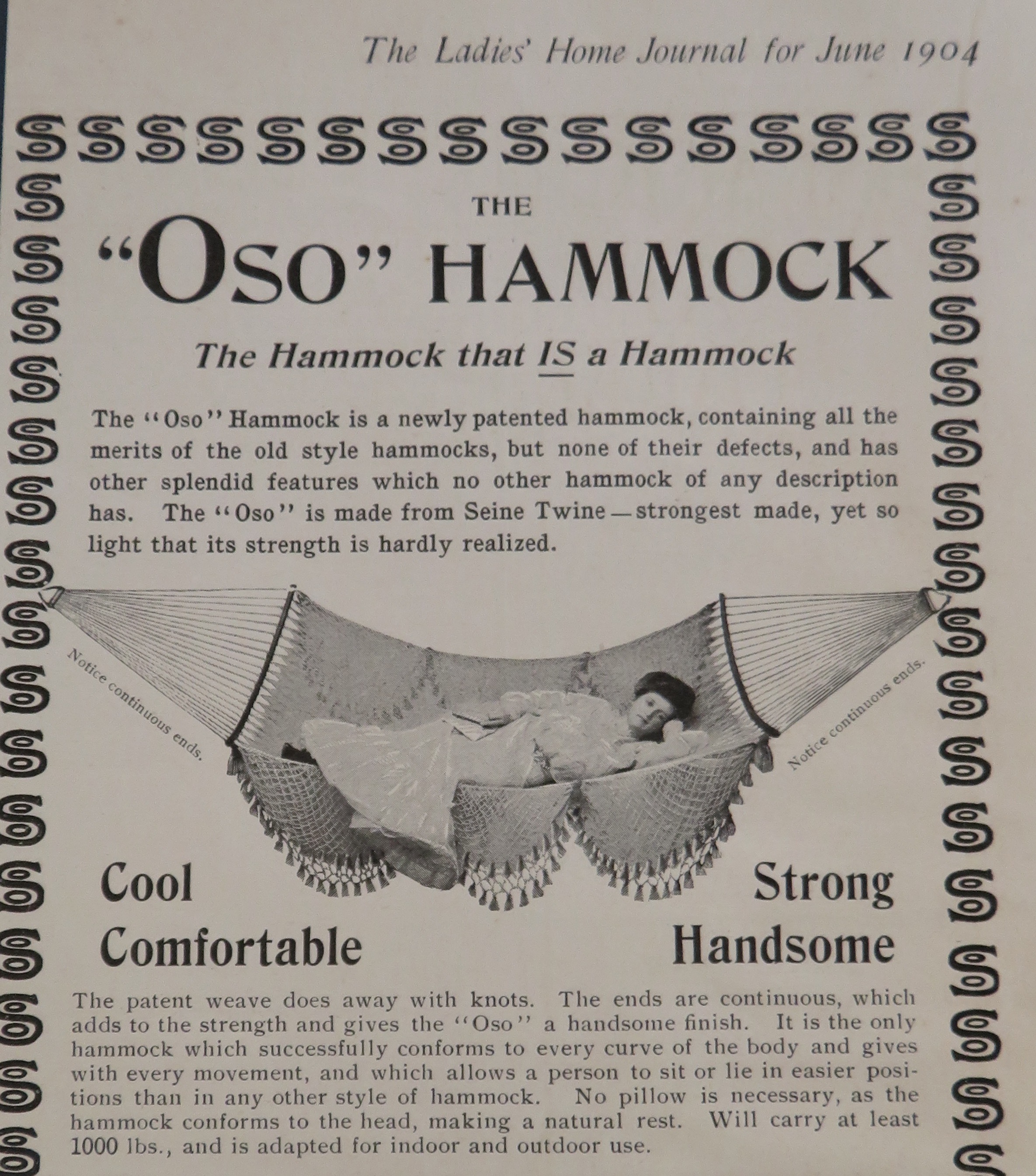 1904 Oso Hammock with Comfortable & Strong Hammock