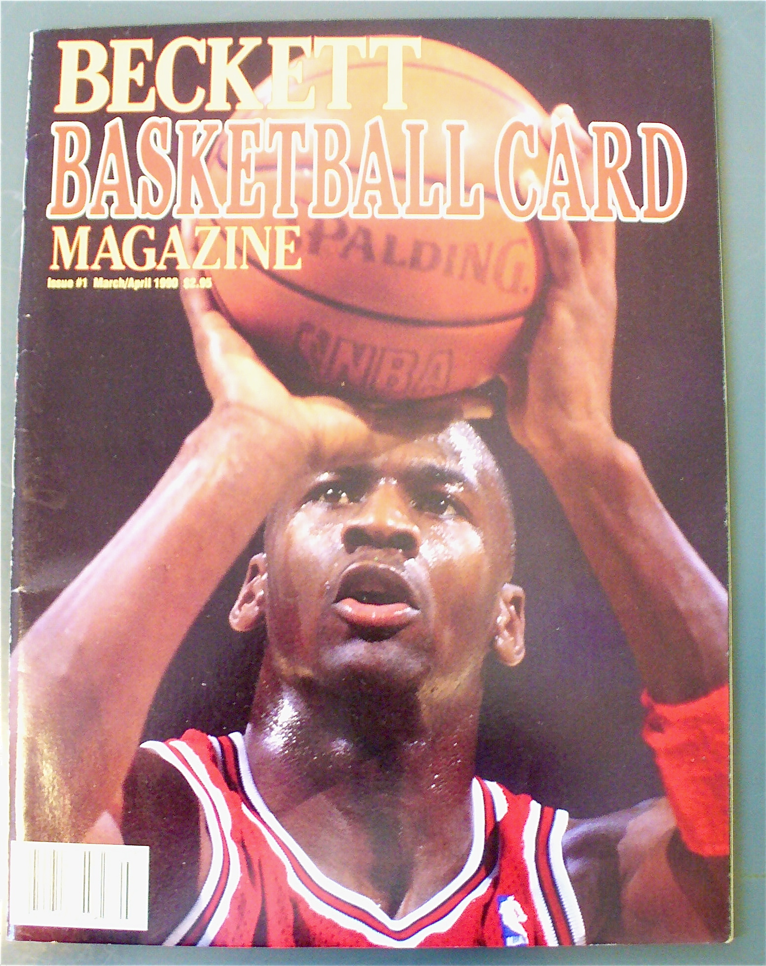 Beckett Basketball Card Magazine March 1990 Jordan