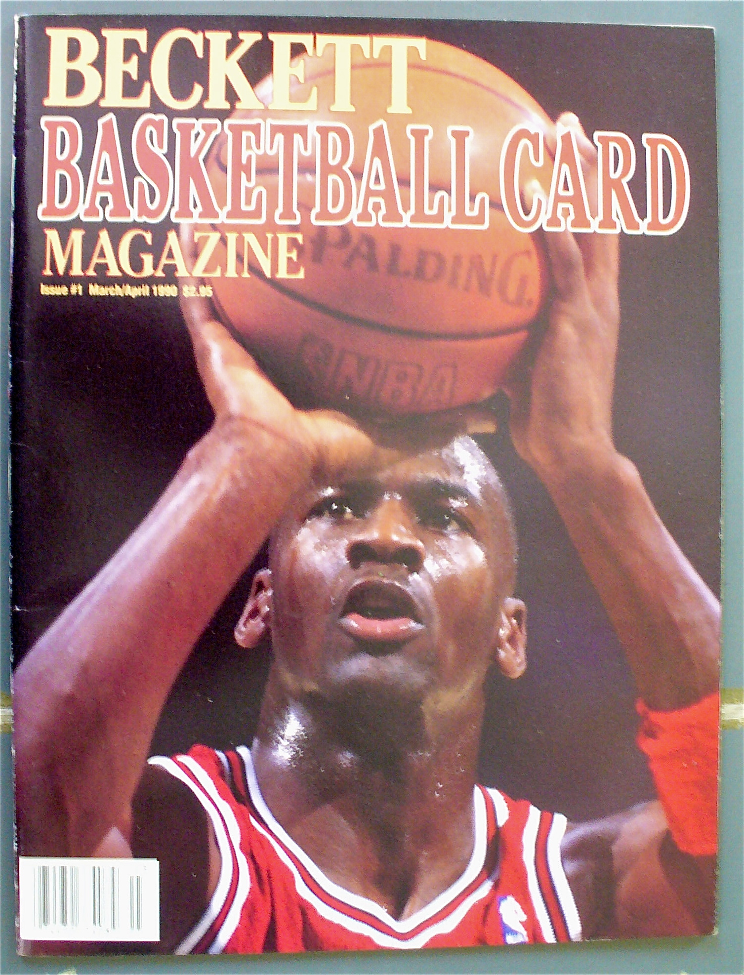 Beckett Basketball Card Magazine March 1990 Jordan
