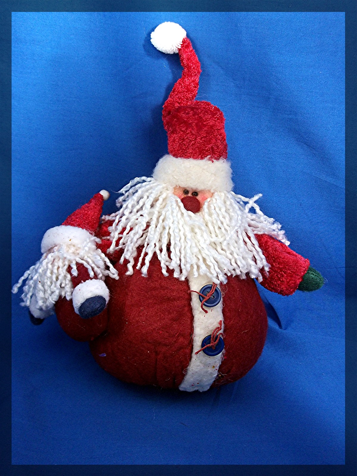 Christmas Jolly Santa with Baby Santa