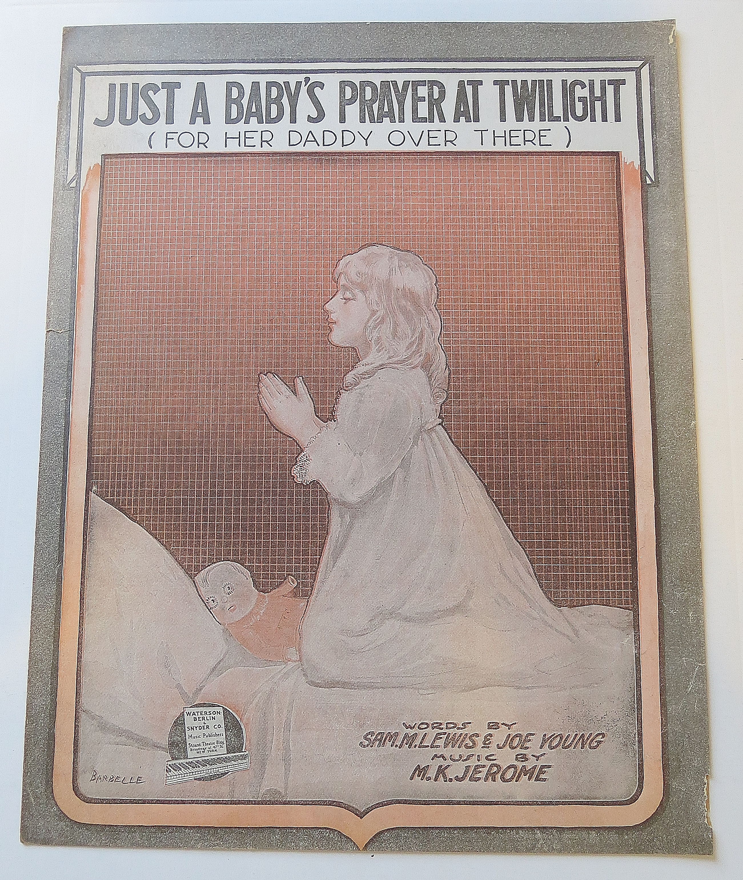 1918 Just A Baby's Prayer At Twilight