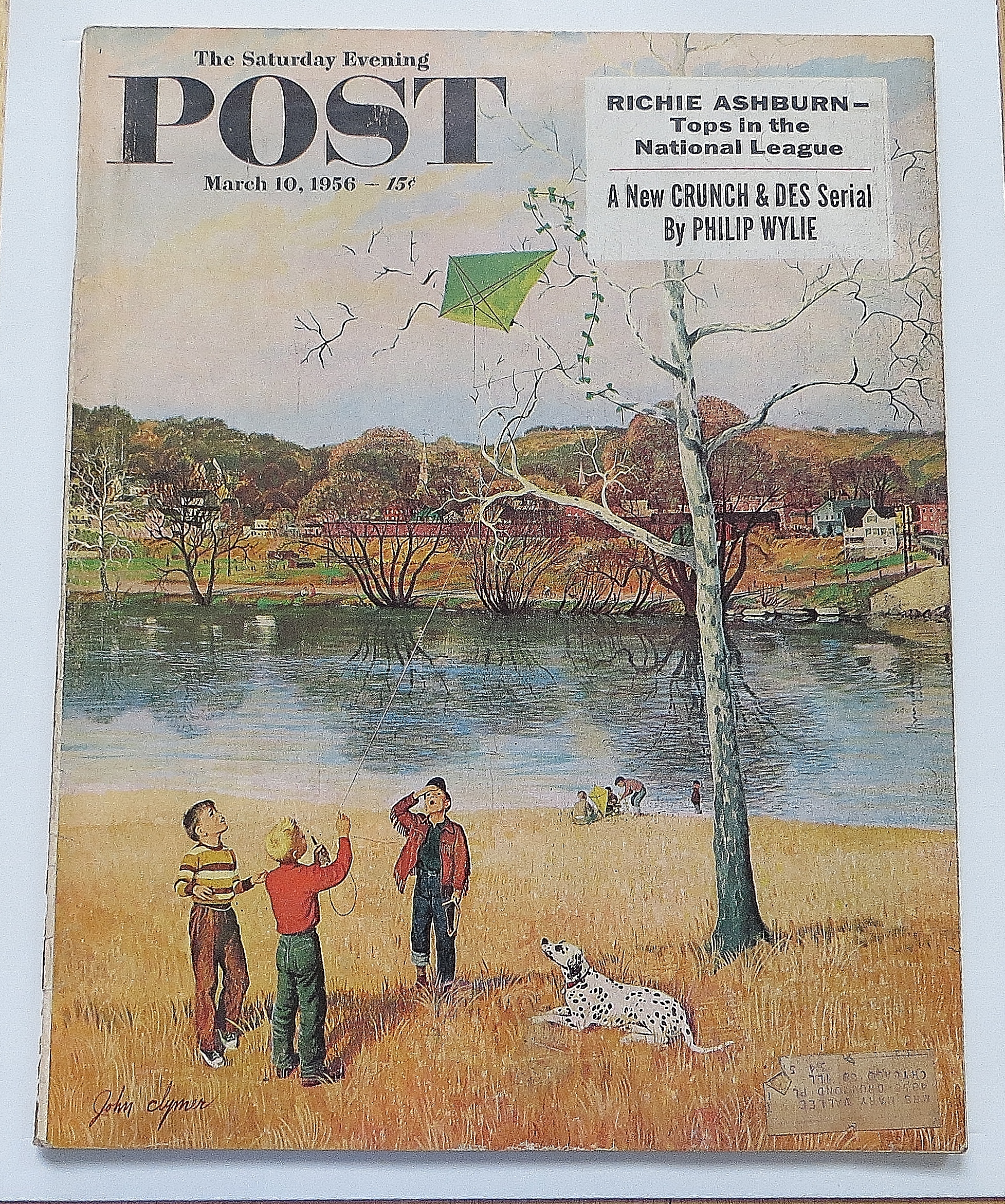 Saturday Evening Post March 10, 1956 Richie Ashburn
