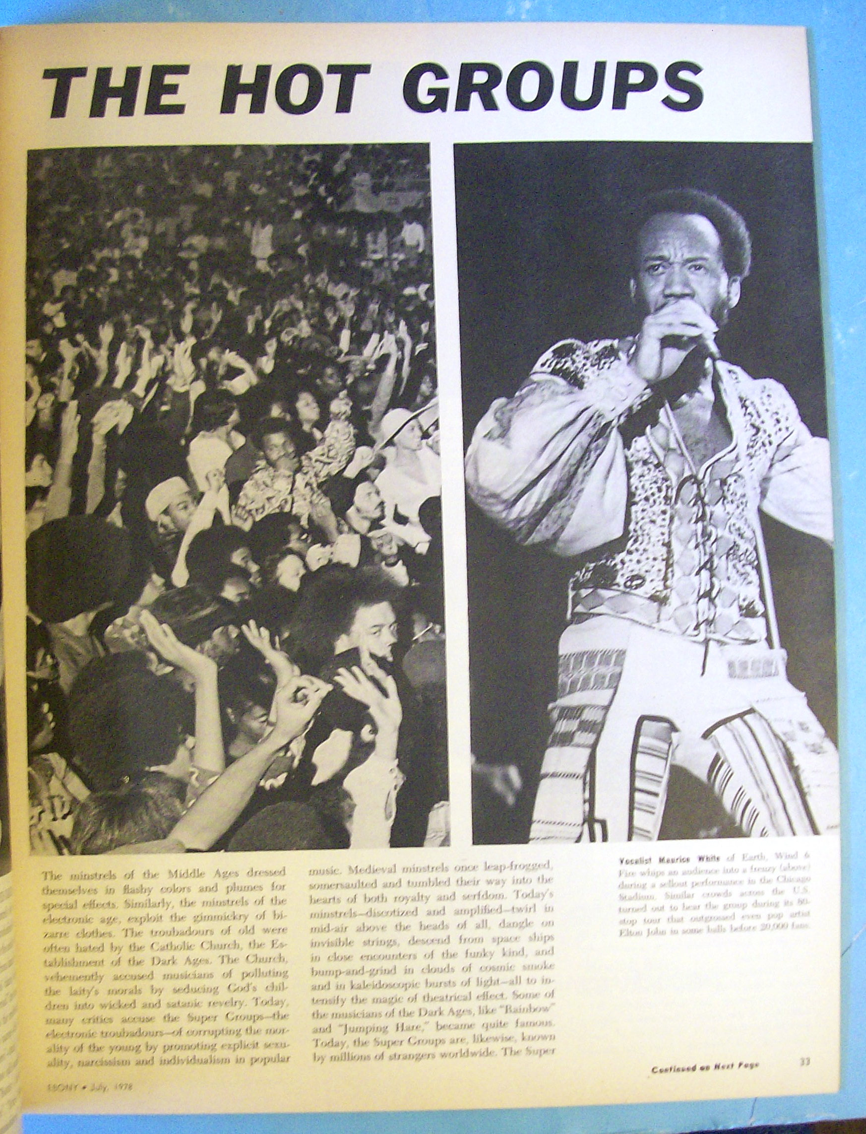 Ebony Magazine-July 1978-Hot Groups