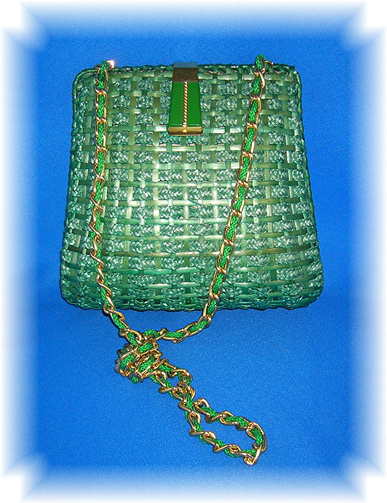Lucite Top Frost Brothers Italy GreenPlastic Body Bag
