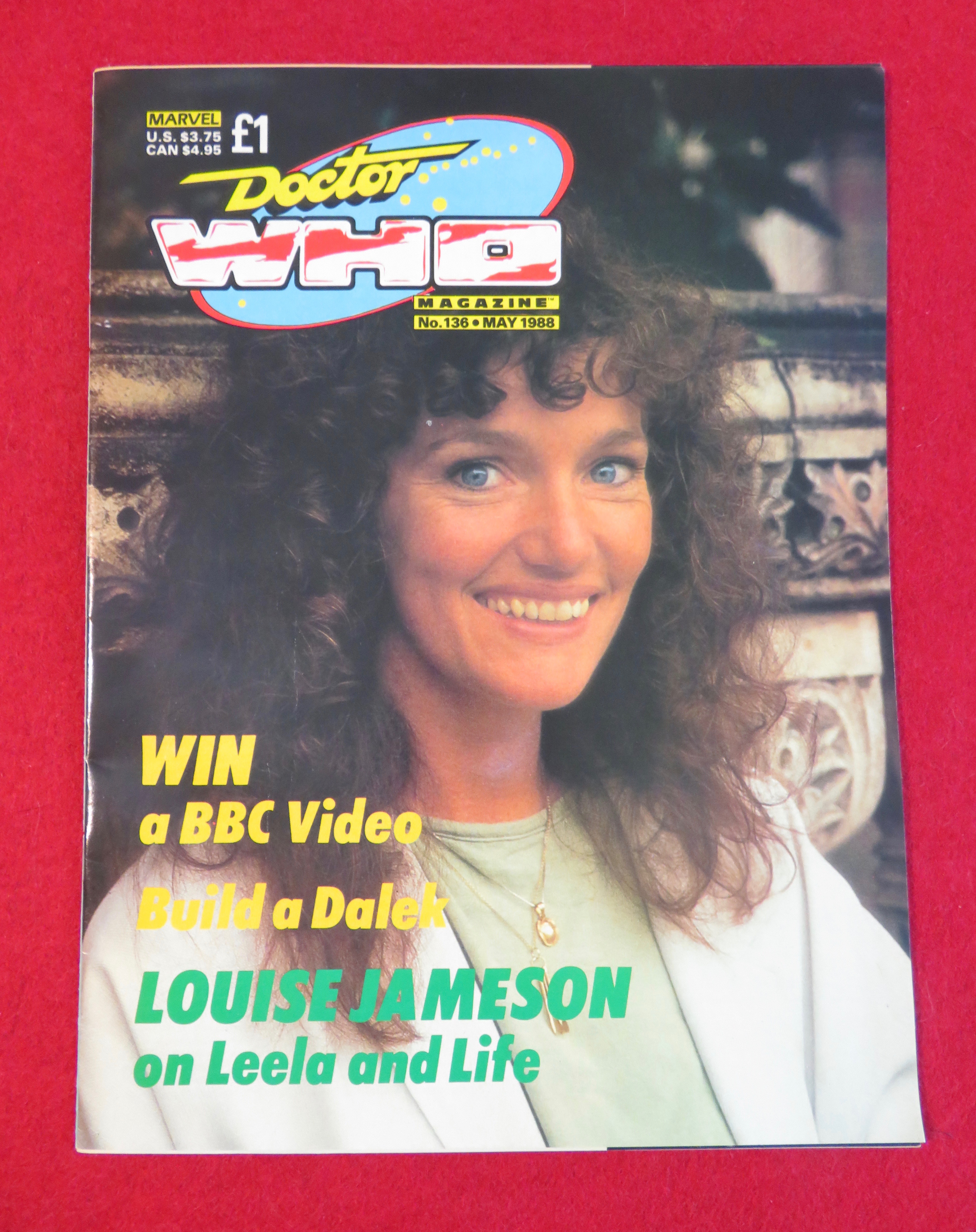 Doctor (Dr) Who Magazine May 1988 Louise Jameson