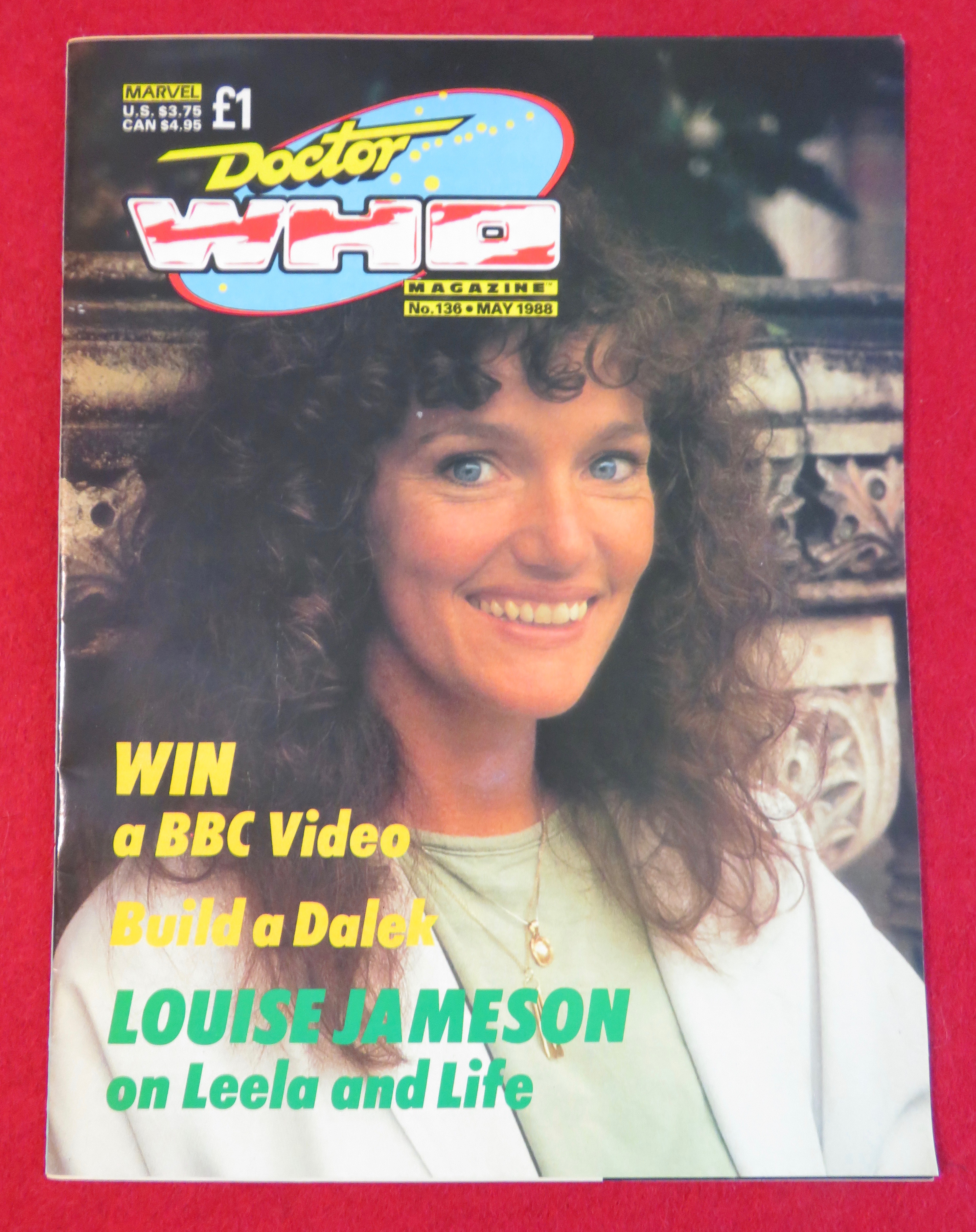 Doctor (Dr) Who Magazine May 1988 Louise Jameson