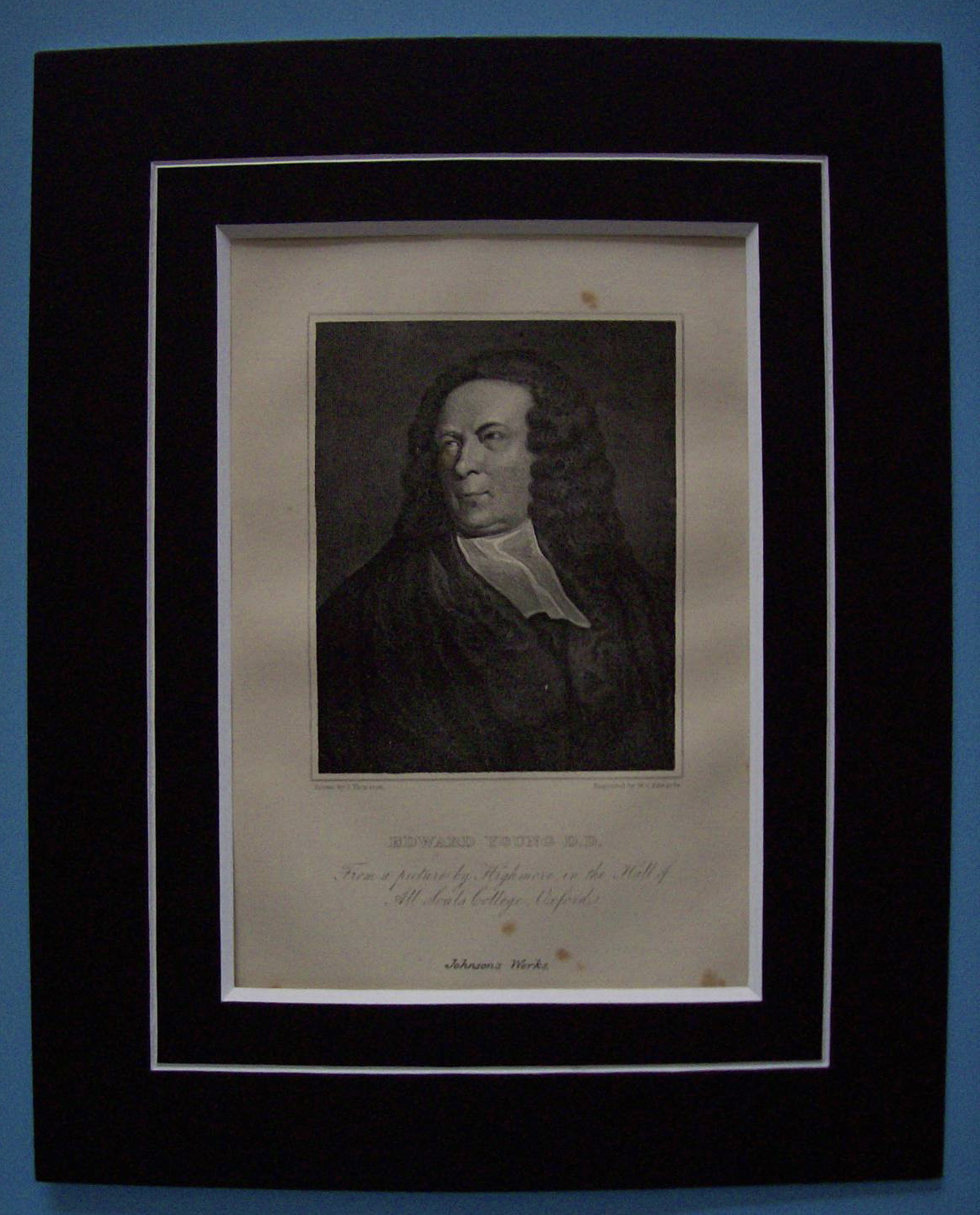 1881 Edward Young D.D. Engraving