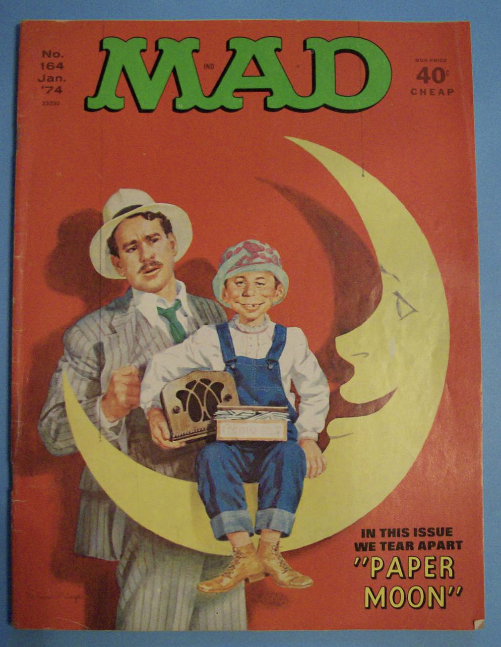 Mad Magazine-January 1974-Paper Moon
