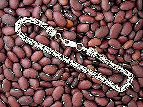 Sterling Silver 8 Inch Bracelet Lobster Clasp