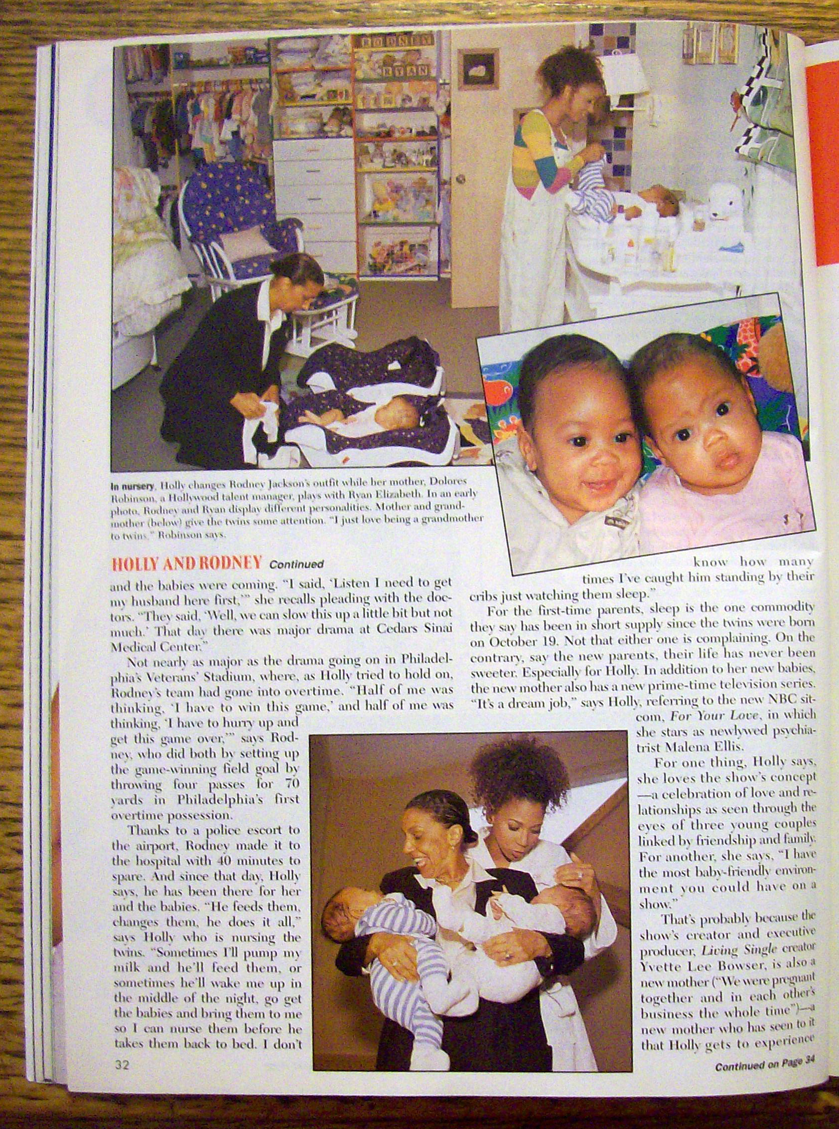 Ebony Magazine-April 1998-Holly Robinson