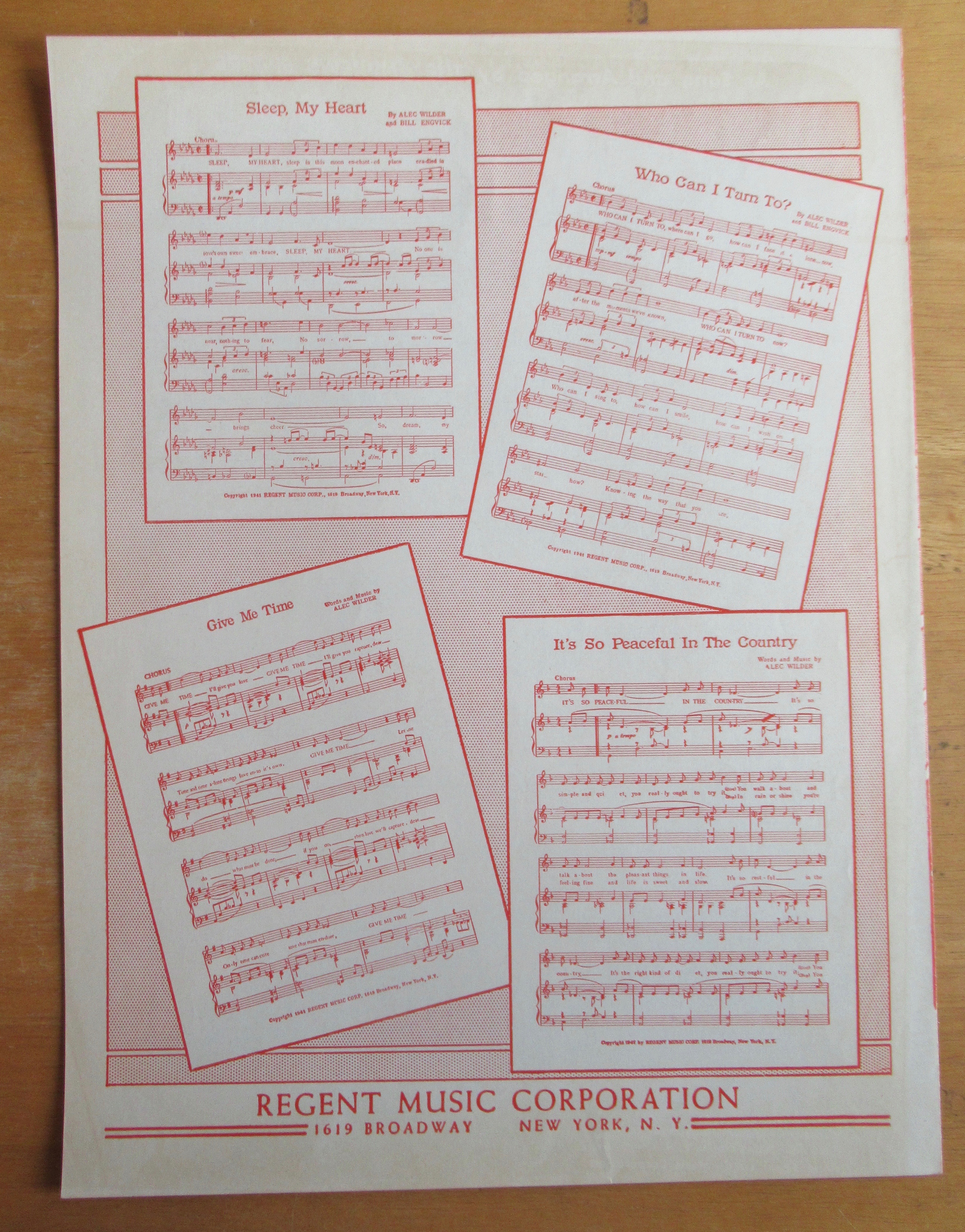 Sheet Music For 1954 Runaround The 3 Chuckles