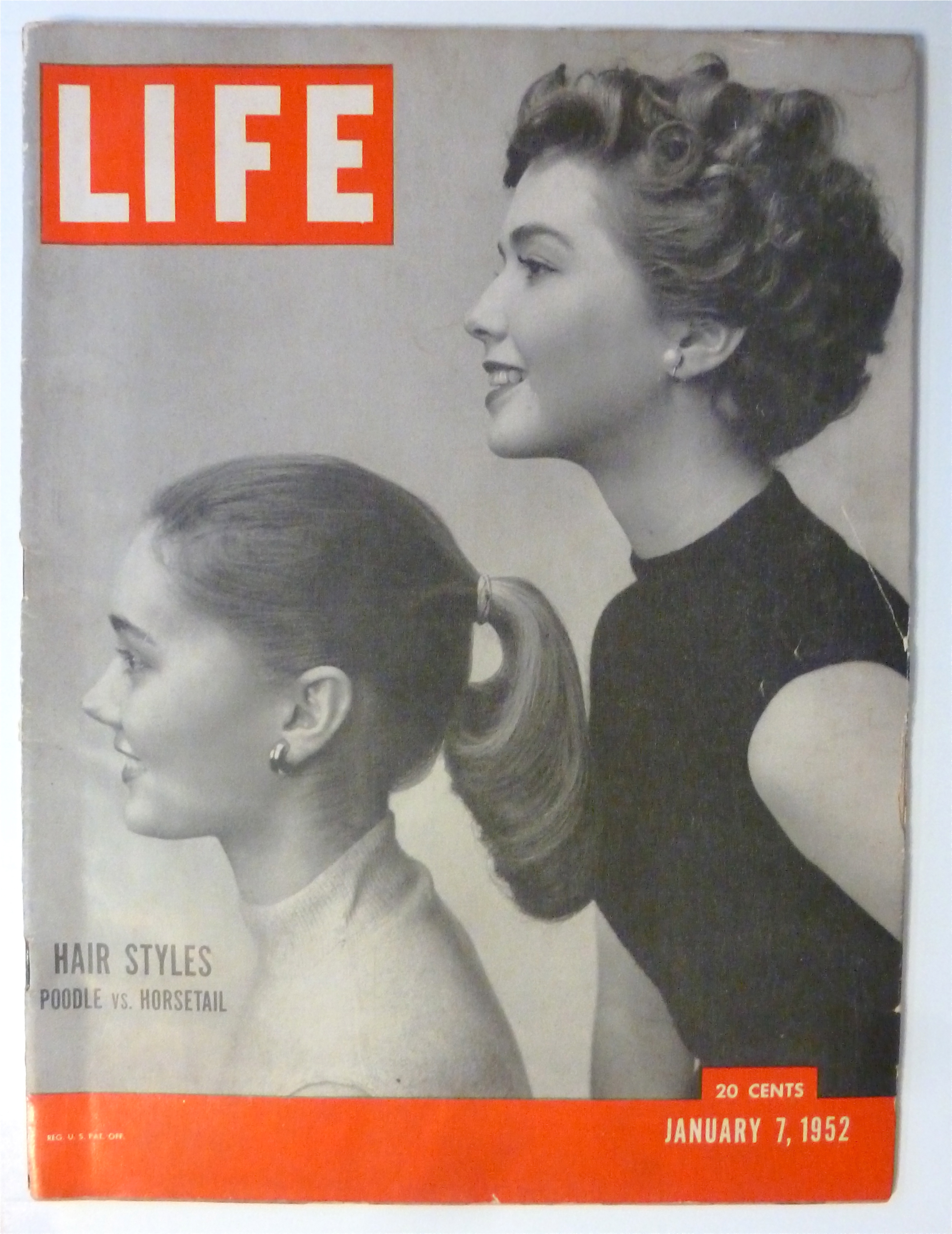 Life Magazine-January 7, 1952-Hair Styles