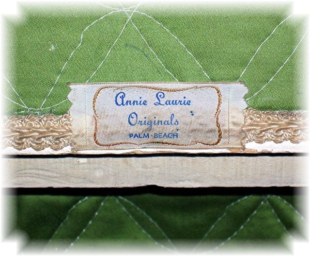 Hand Painted Signed Annie Laurie Box Bag