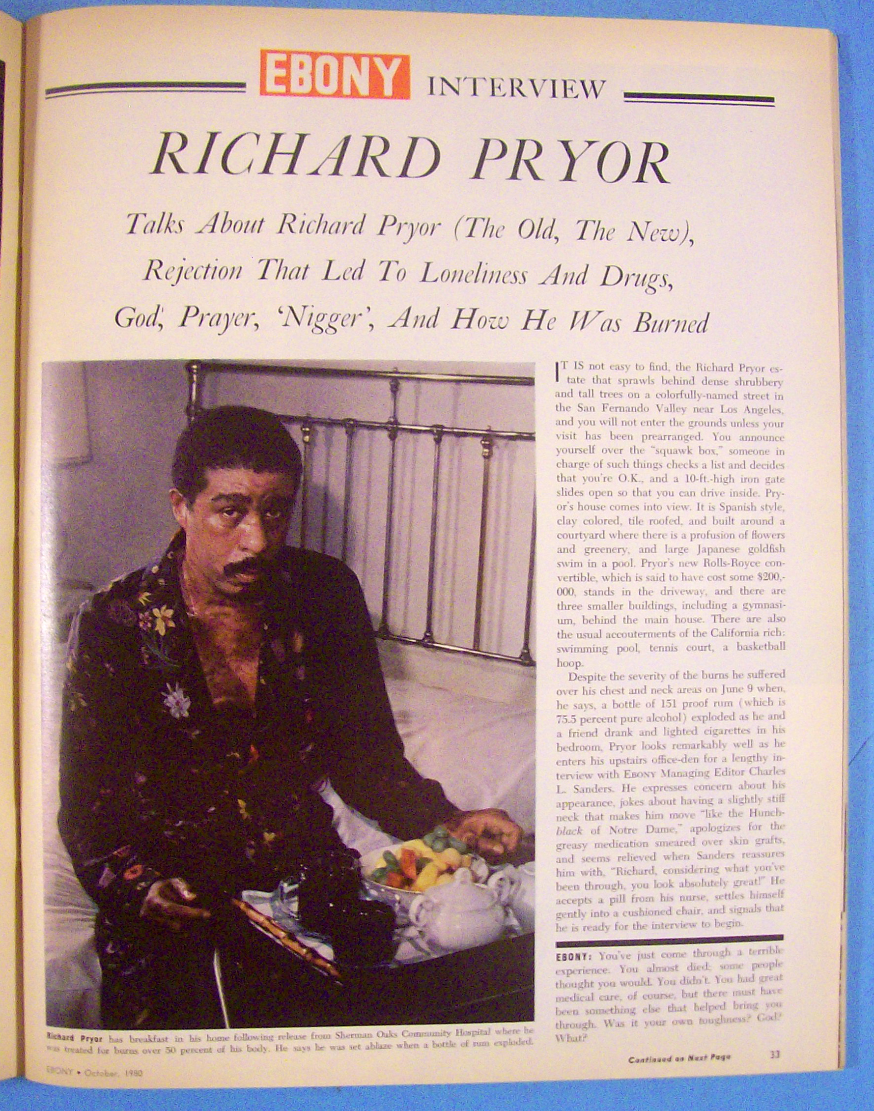 Ebony Magazine-October 1980-Richard Pryor