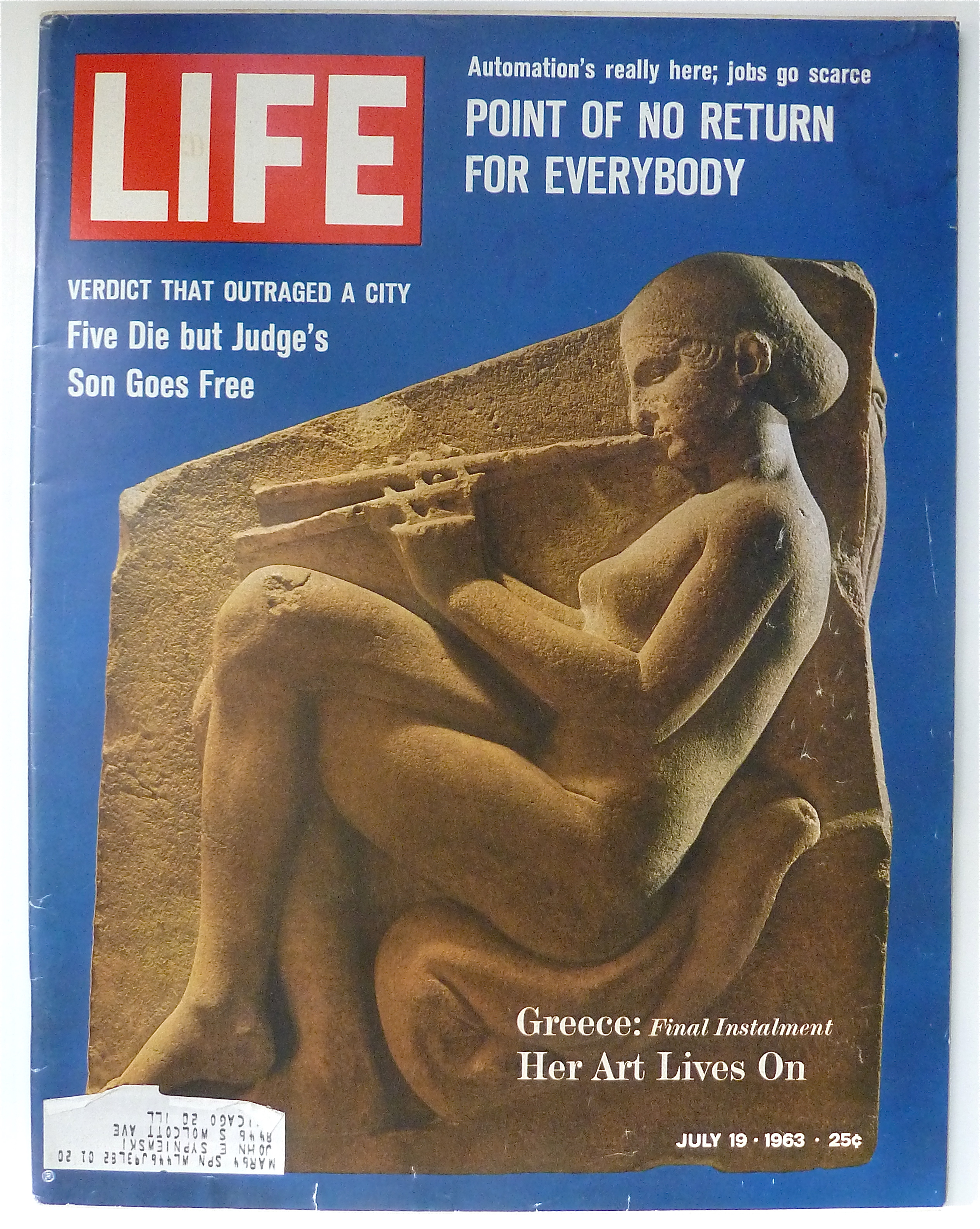 Life Magazine-July 19, 1963-Greece