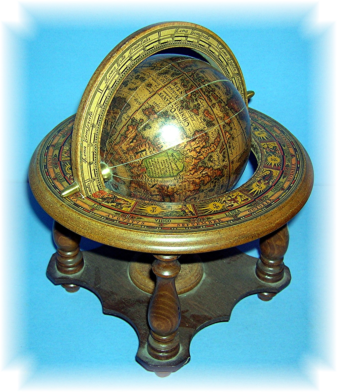 Tabletop Globe and Bookends