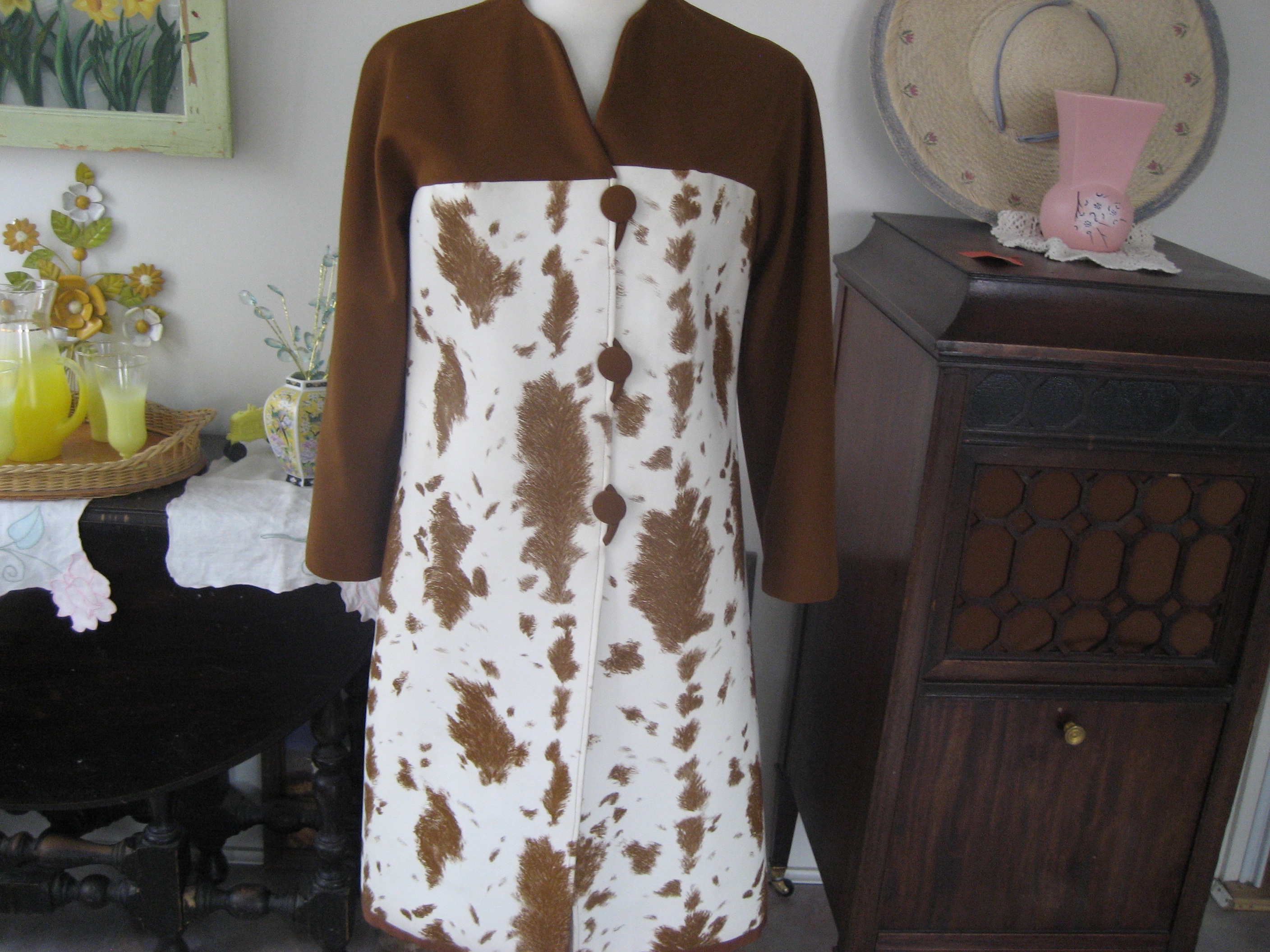 Faux Leather Coat