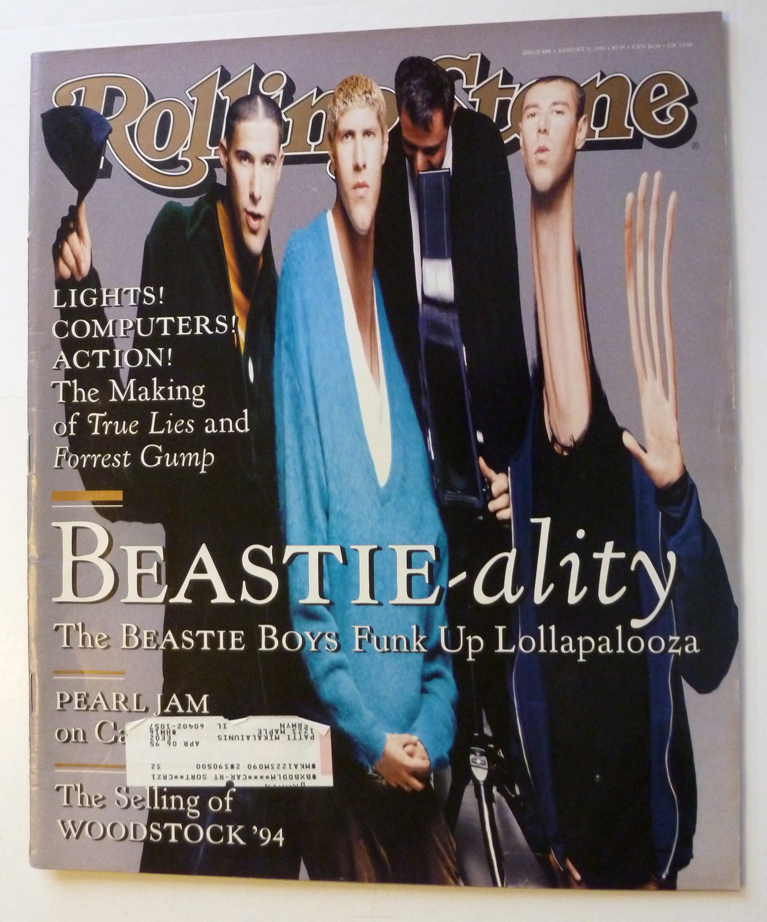 Rolling Stone Magazine August 11, 1994 Beastie Boys
