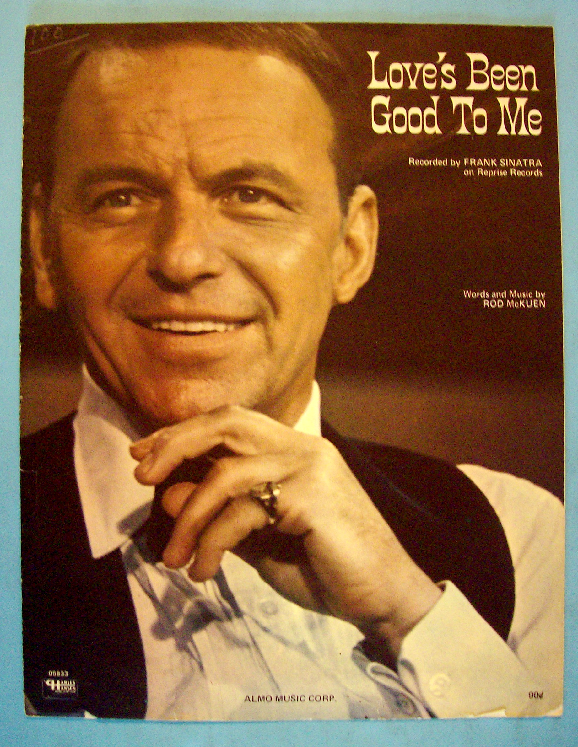 Sheet Music For 1963 Love's Been Good To Me