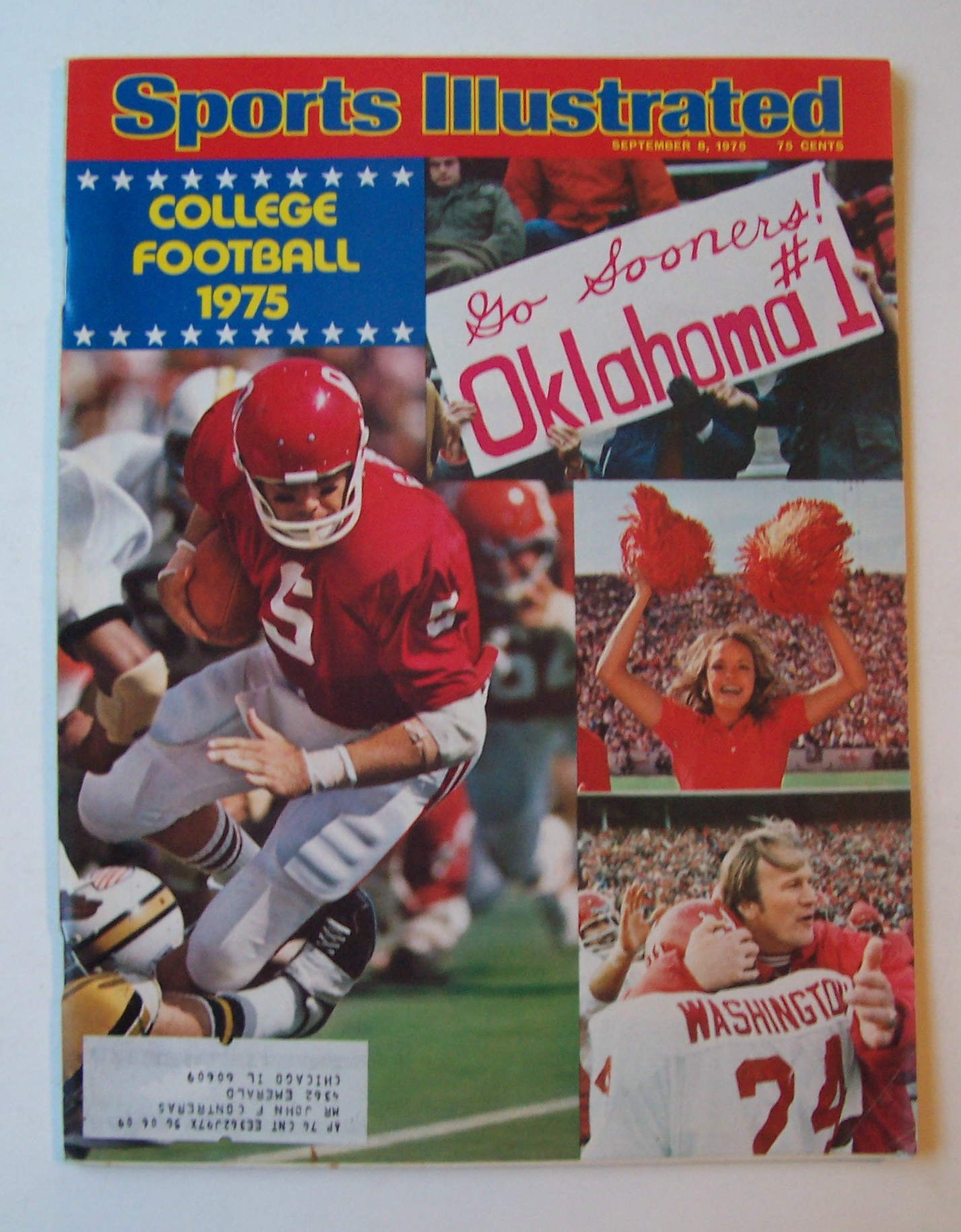 Sports Illustrated Magazine-September 8, 1975-College