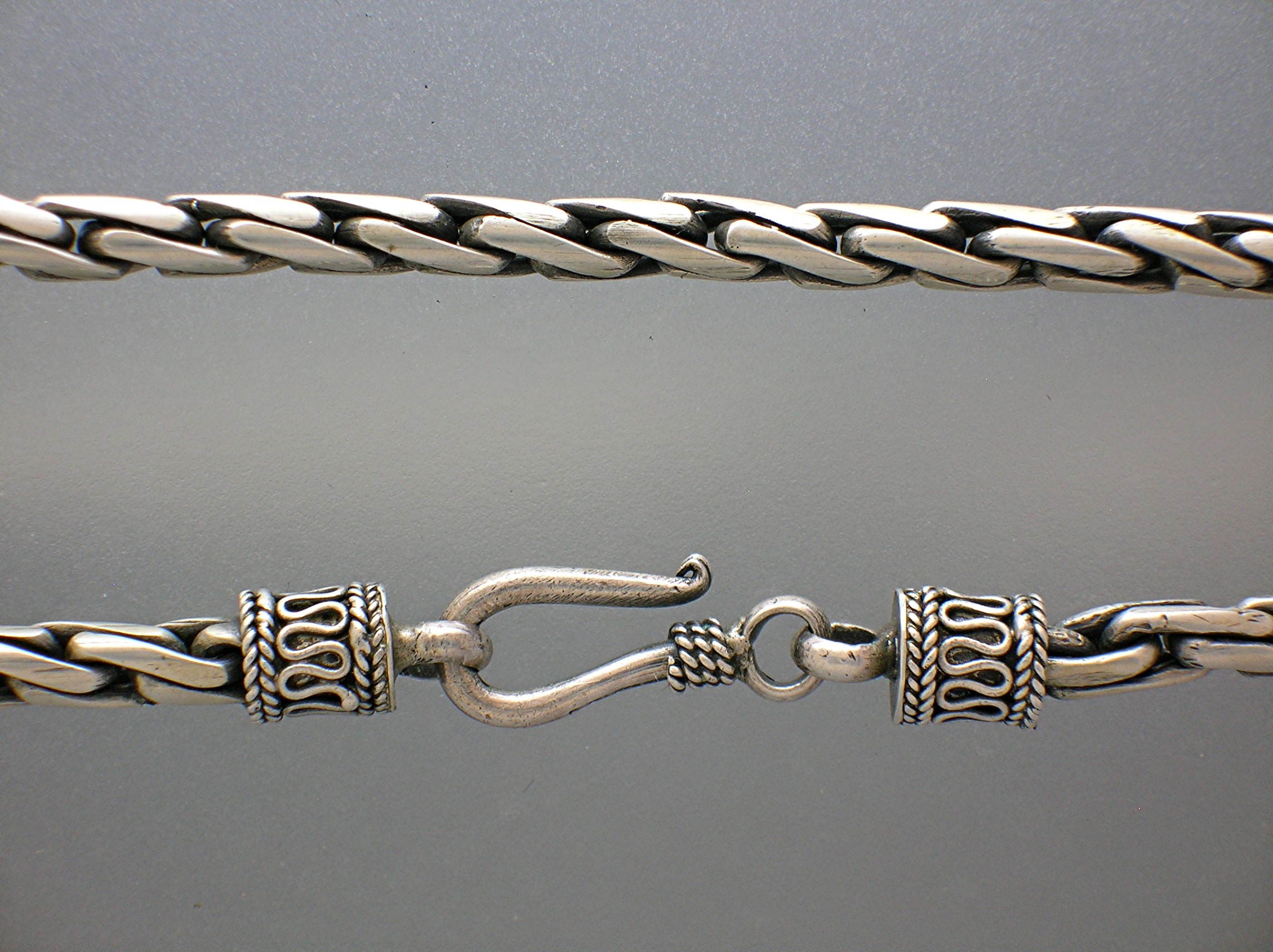 Necklace Sterling Silver Heavy Chain  S Clasp