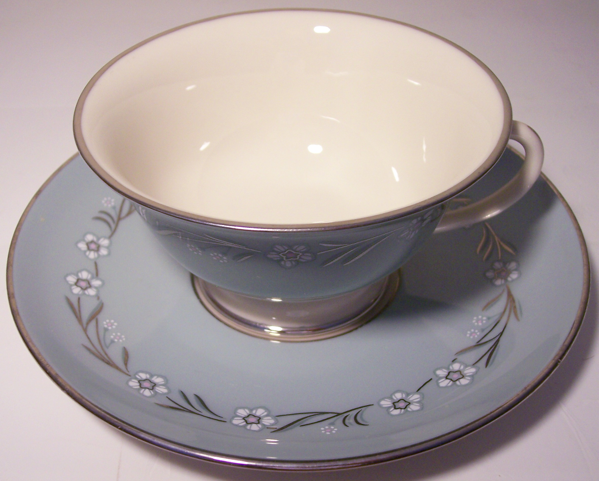 Franciscan Pottery Fine China Del Rio Cup & Saucer Set