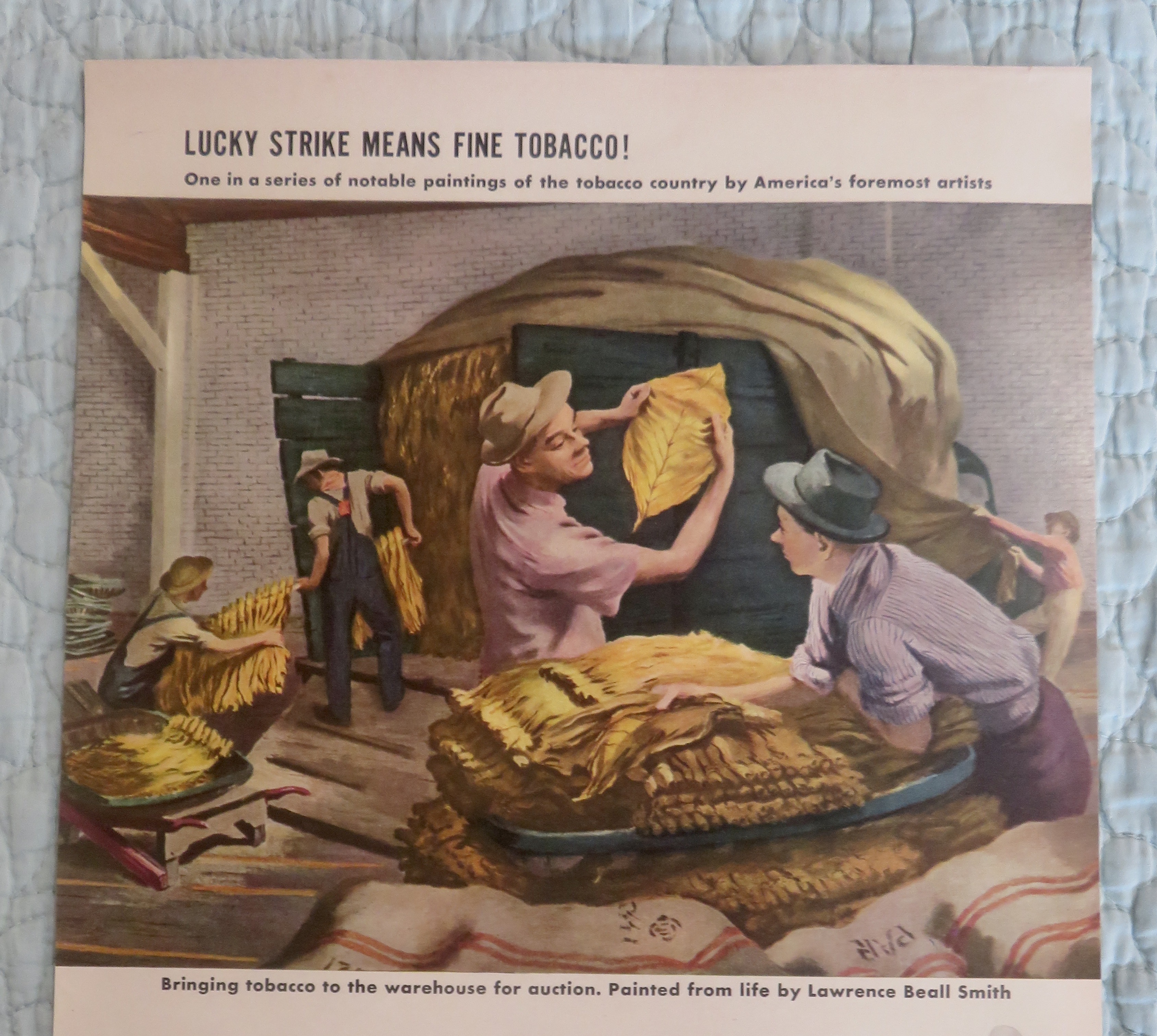 1942 Lucky Strike Cigarette w/Tobacco By Lawrence Smith