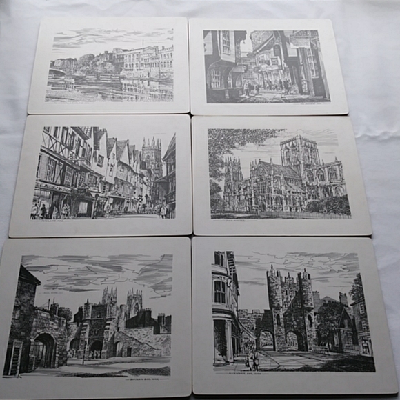 Vintage Melamine Trivets British Ronald Beavan