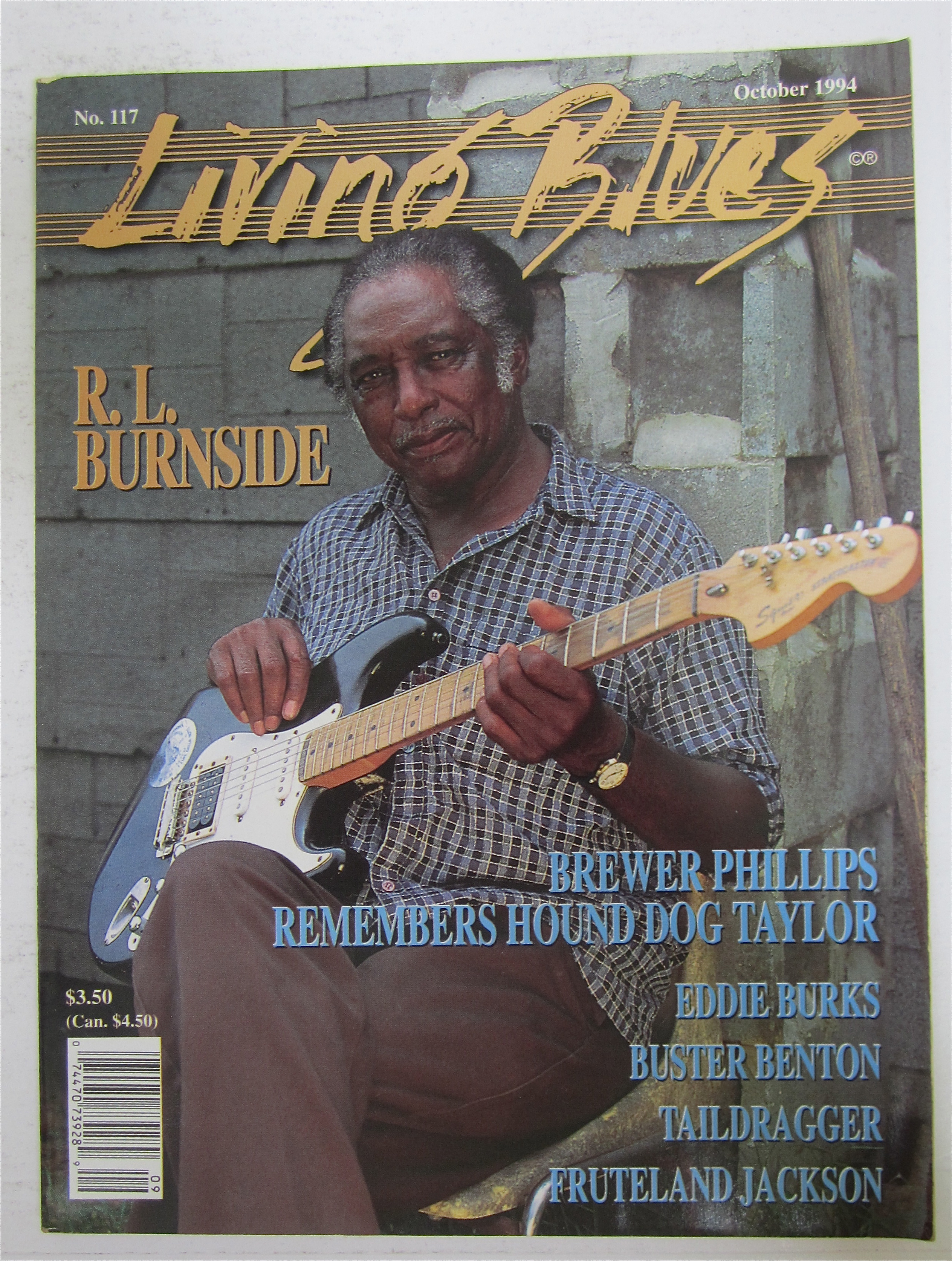 Living Blues Magazine October 1994 R. L. Burnside
