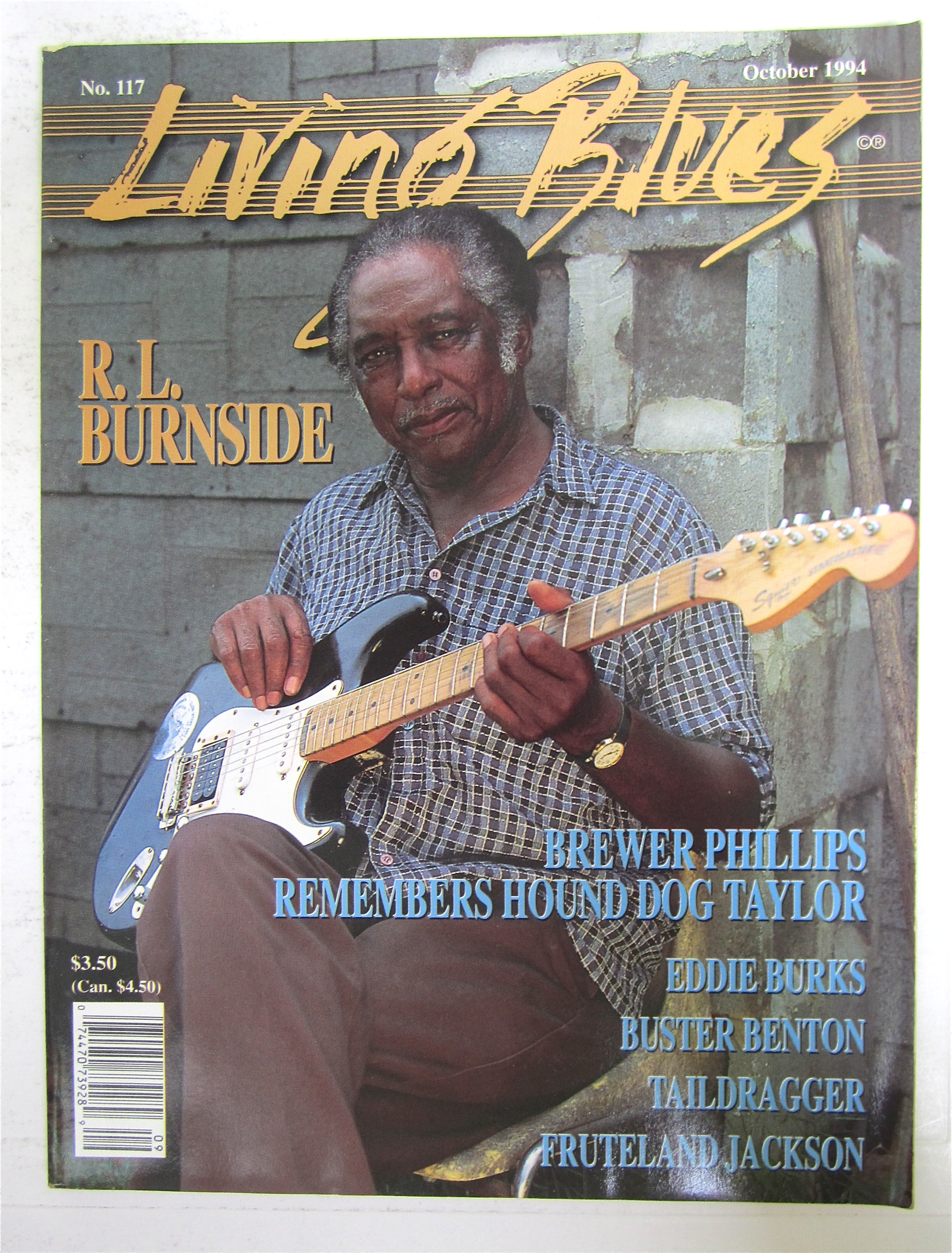 Living Blues Magazine October 1994 R. L. Burnside