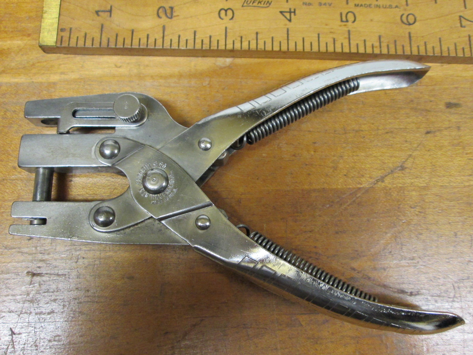 Sargent Parallel Jaw Punch Pliers 1/2 inch